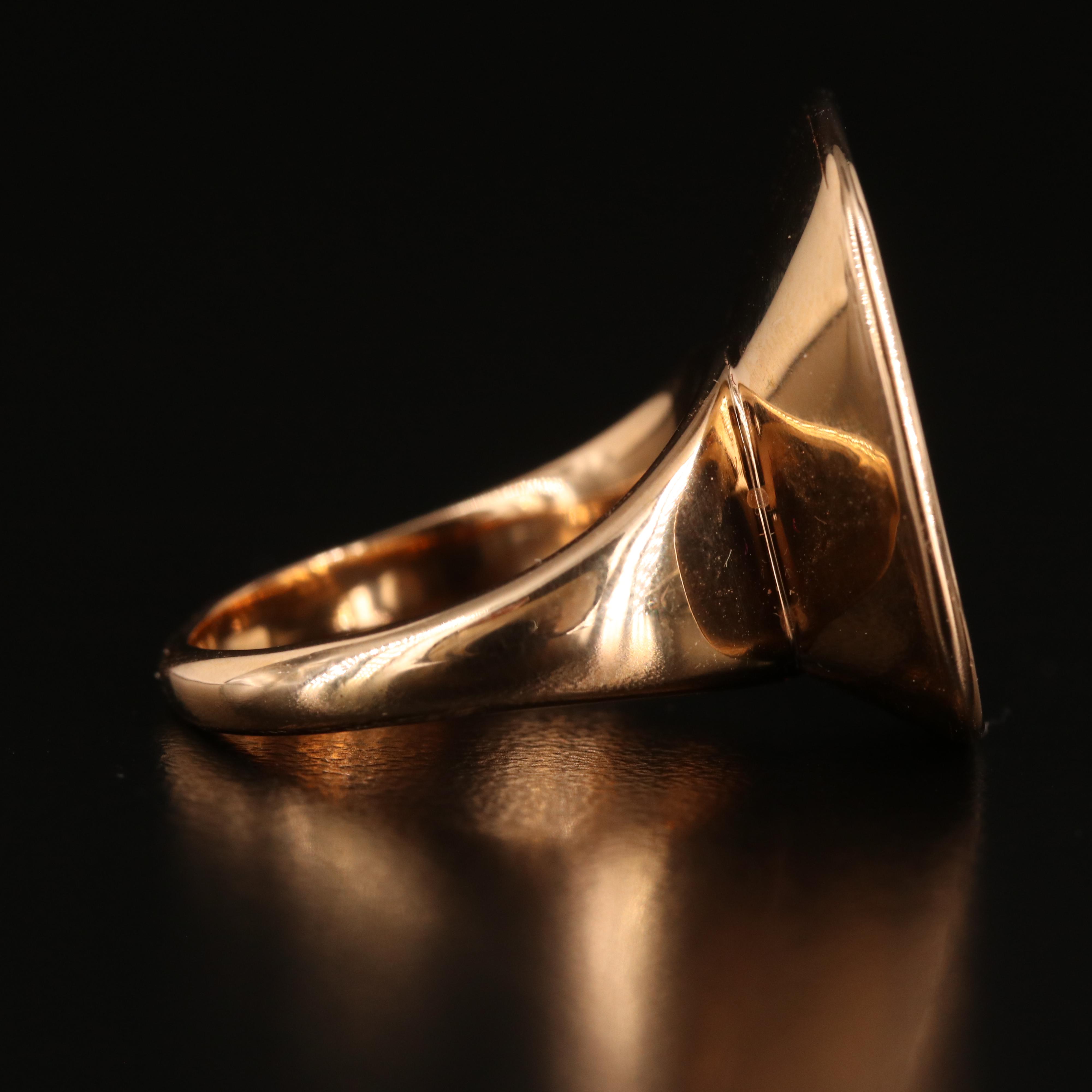 Roberto Coin "Carnaby Street" 18K Mother-of-Pearl Ring