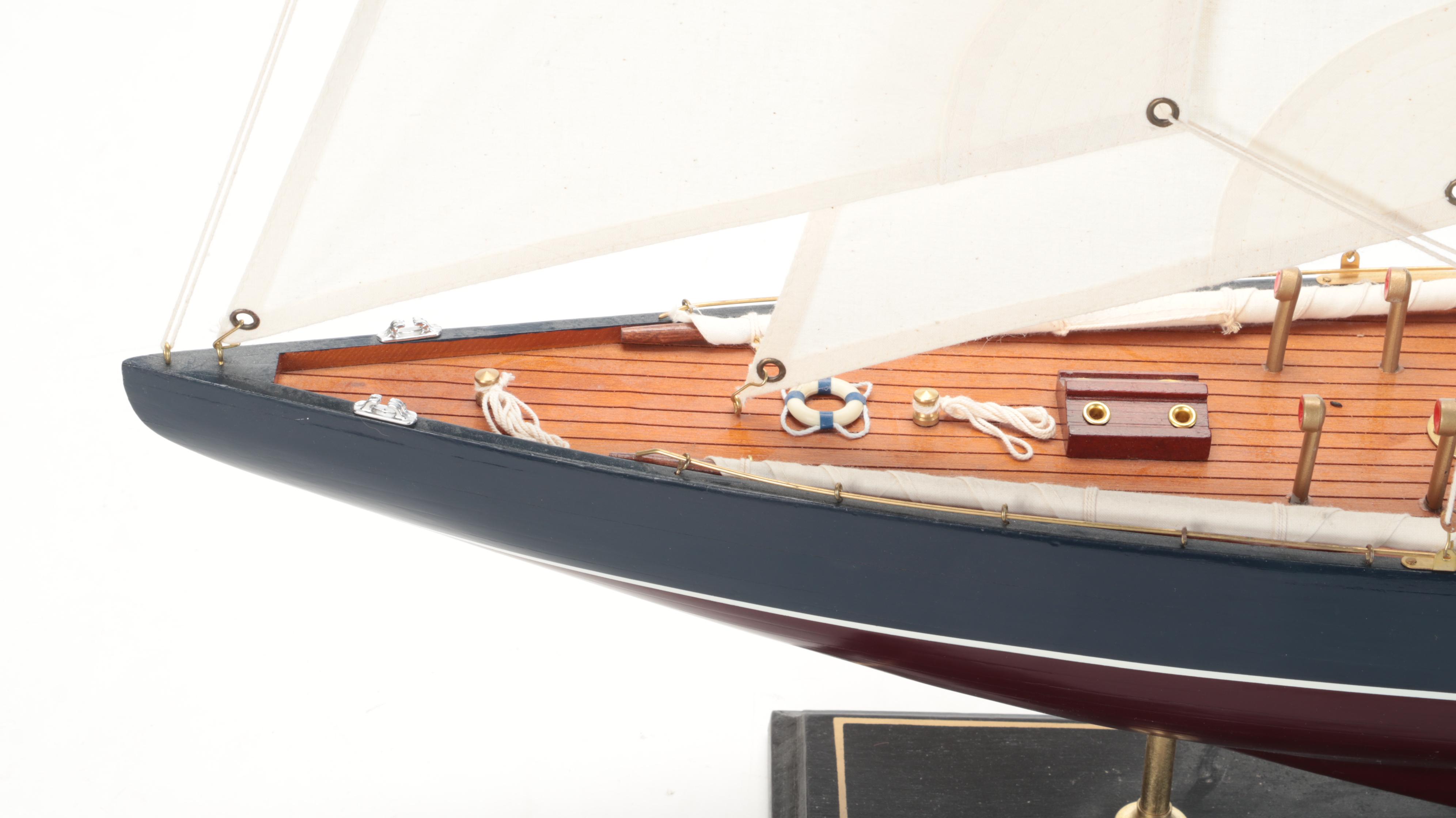 Oversized Wooden Ranger Model Sailboat