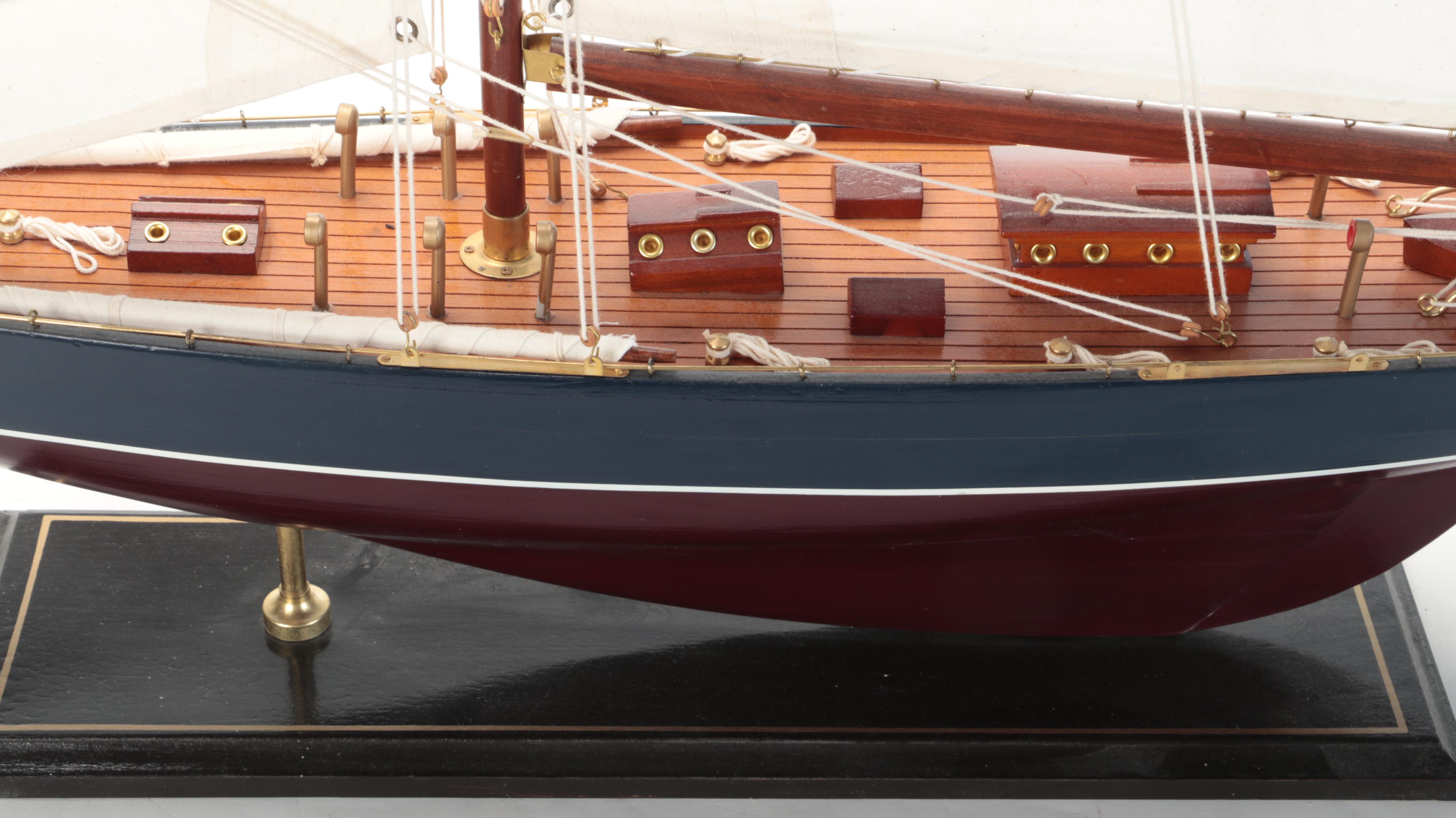 Oversized Wooden Ranger Model Sailboat