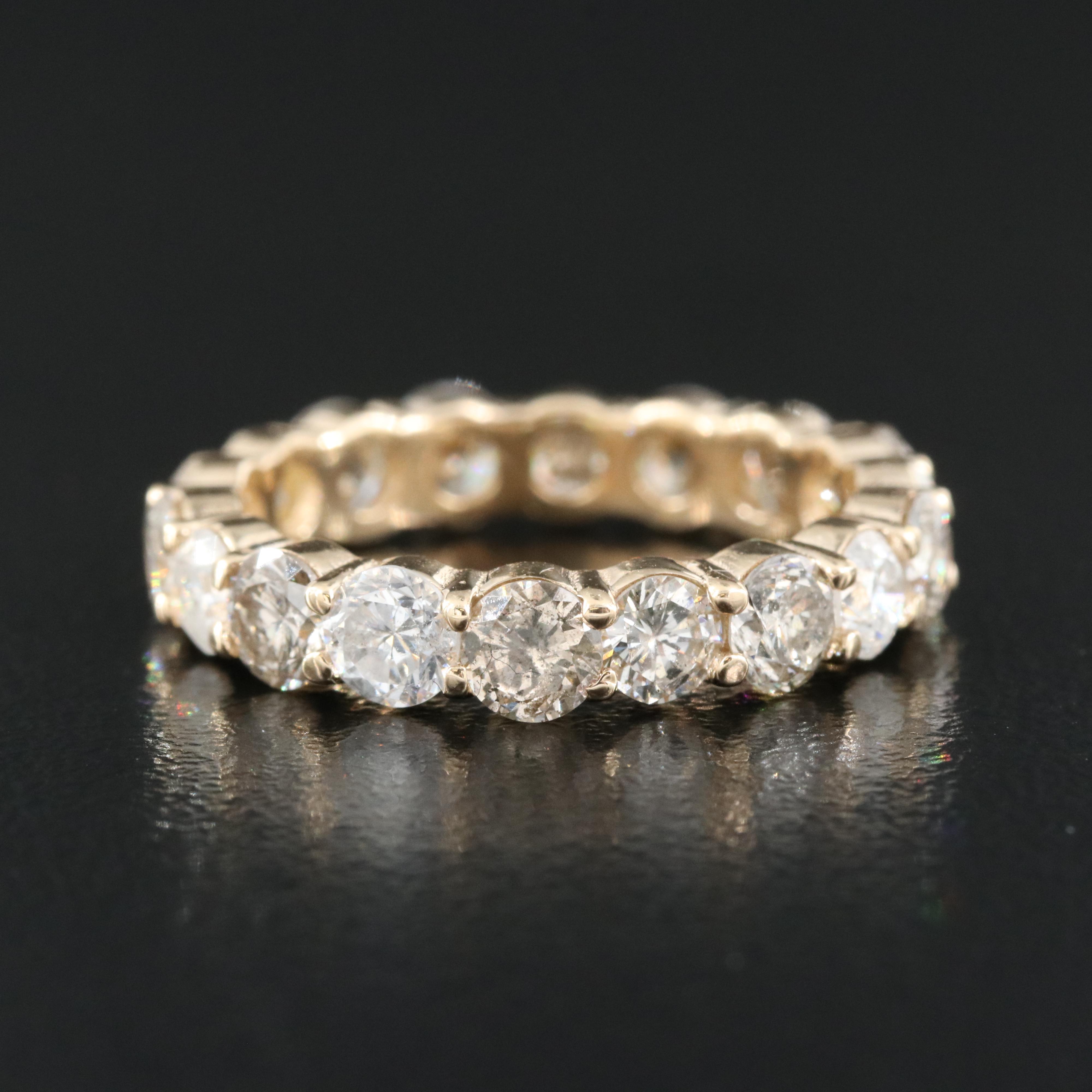 14K 3.42 CTW Diamond Eternity Band
