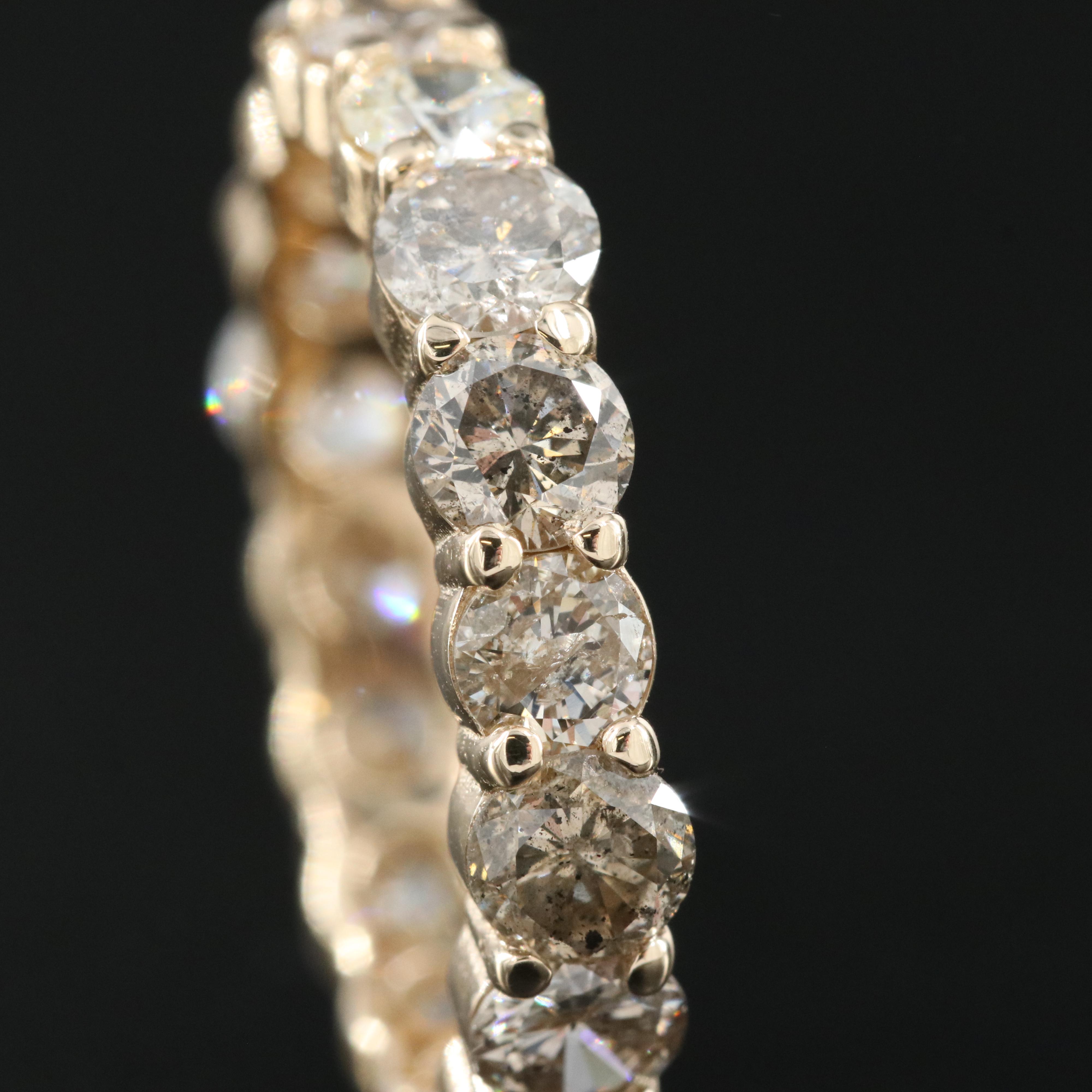 14K 3.42 CTW Diamond Eternity Band