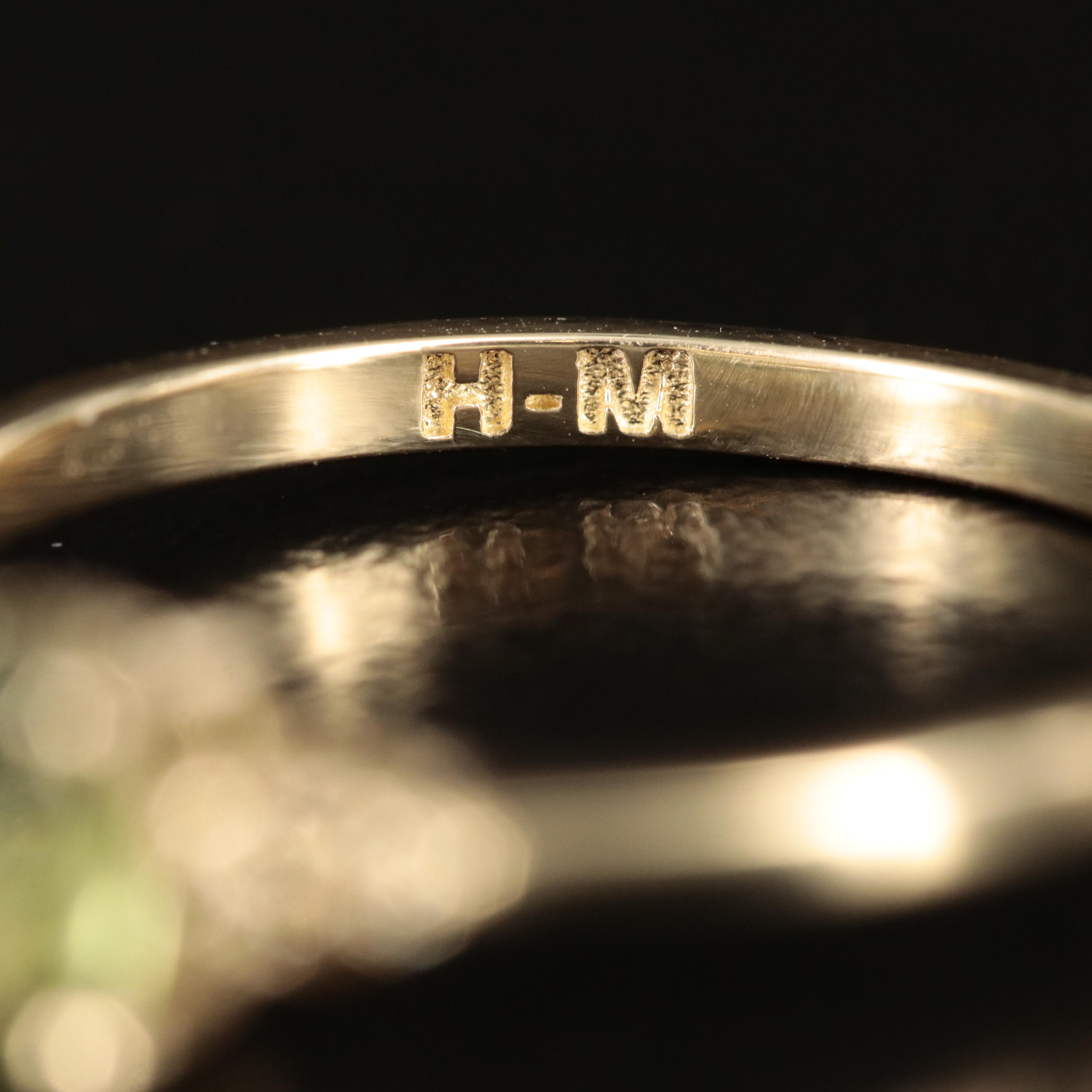 14K Alexandrite and Diamond Ring