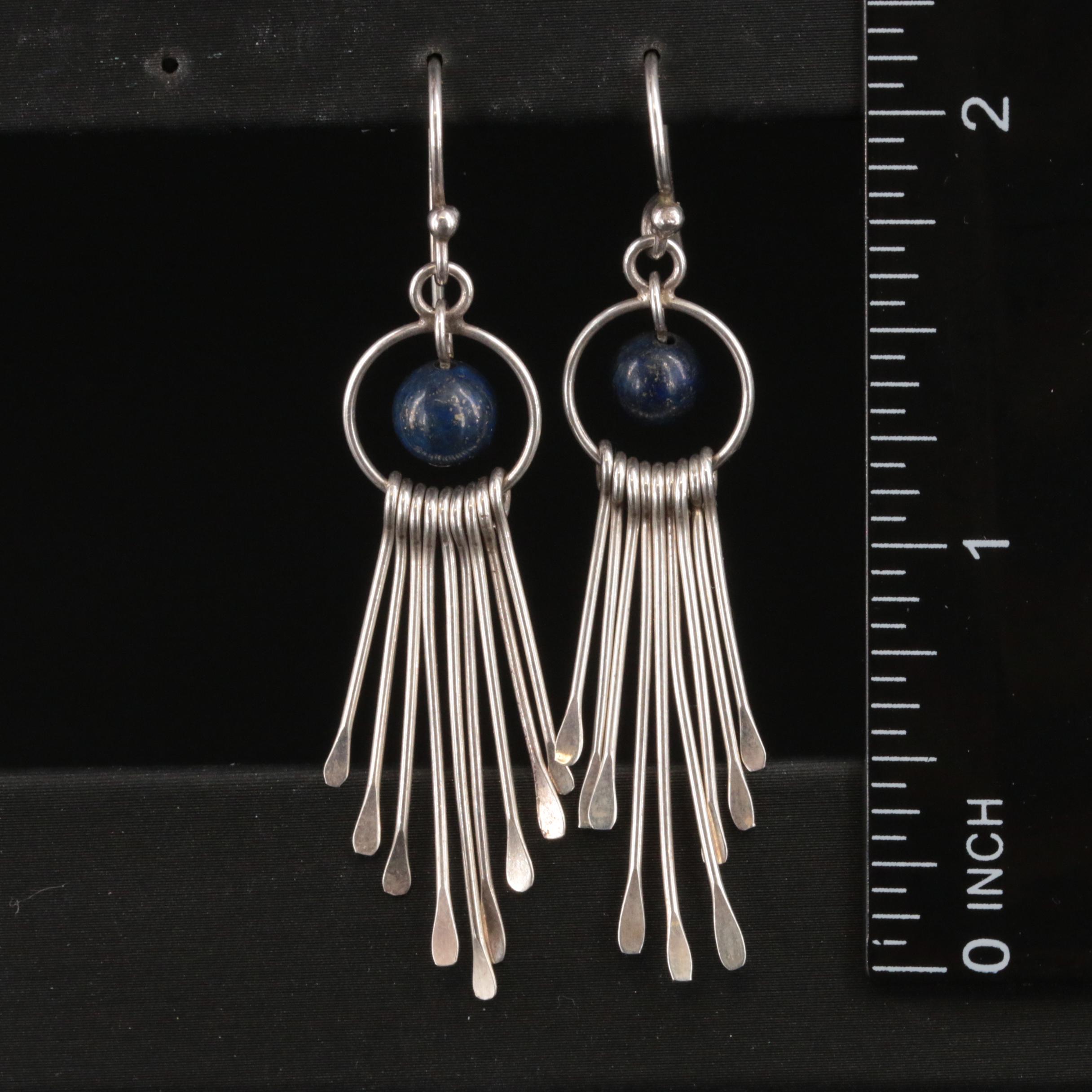 Sterling Earring Selection with Diamond, Smoky Quartz and Agate