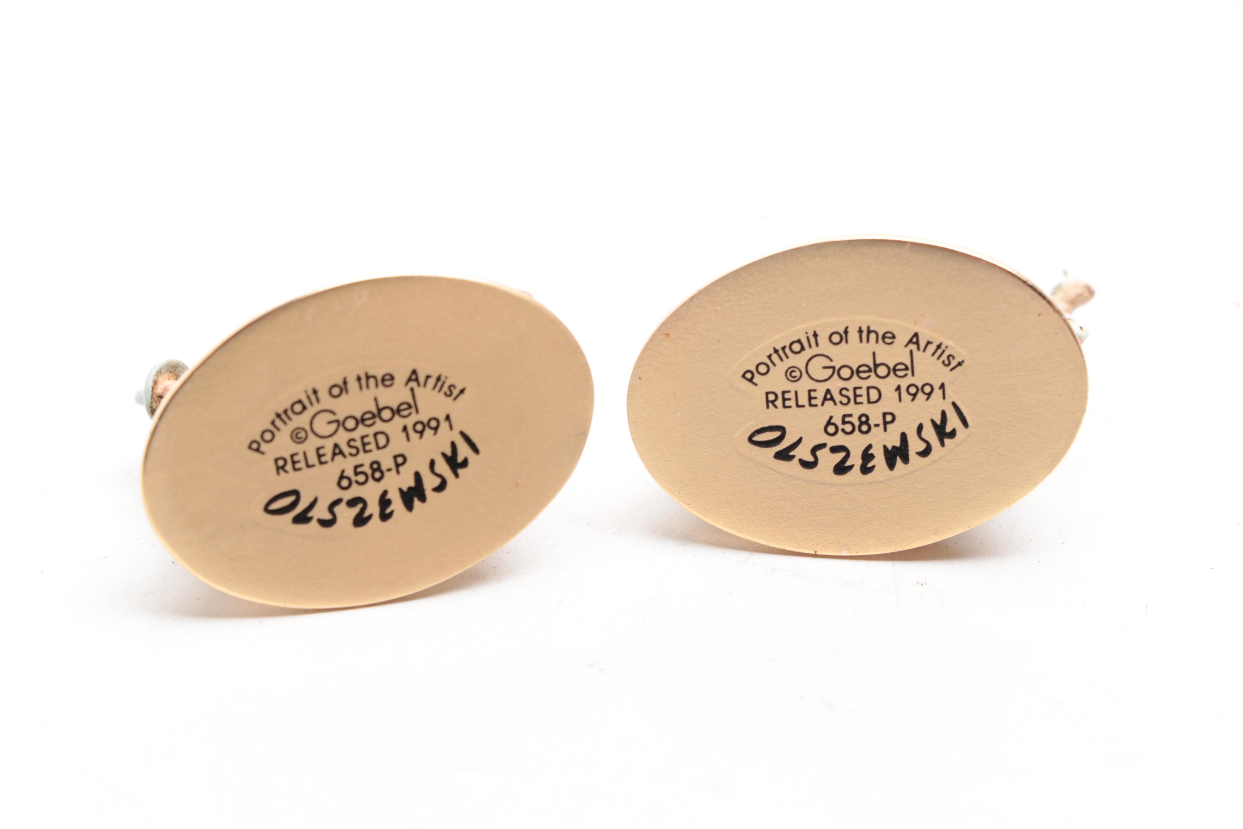 Goebel "Portrait if the Artist" Miniature Porcelain Figurine, 1991