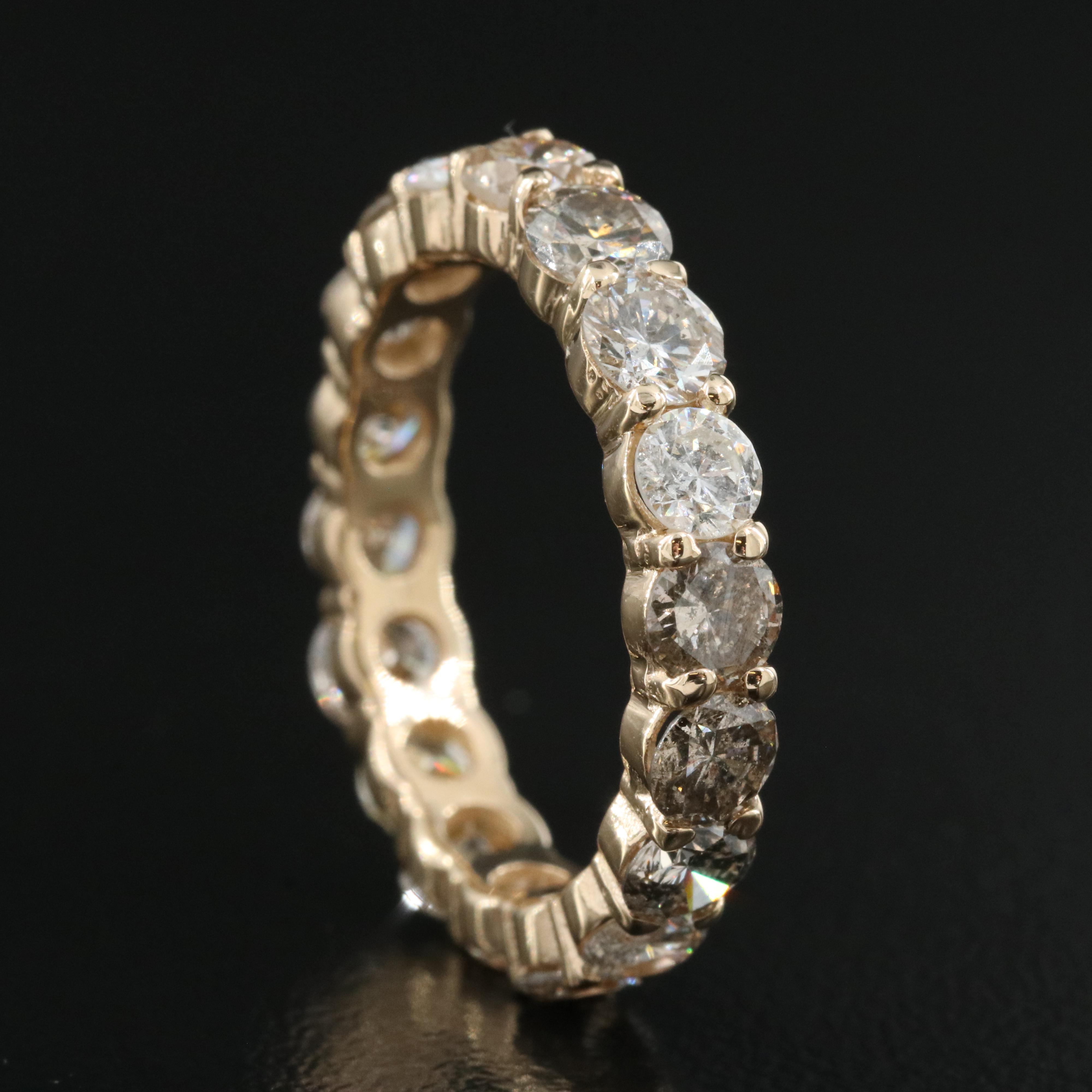 14K 3.24 CTW Diamond Eternity Band