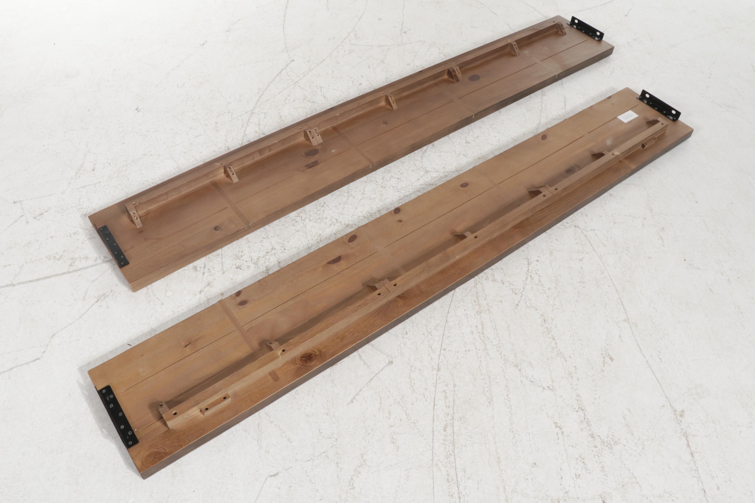 The Country Co. Farmhouse Style Wooden King Size Bed Frame