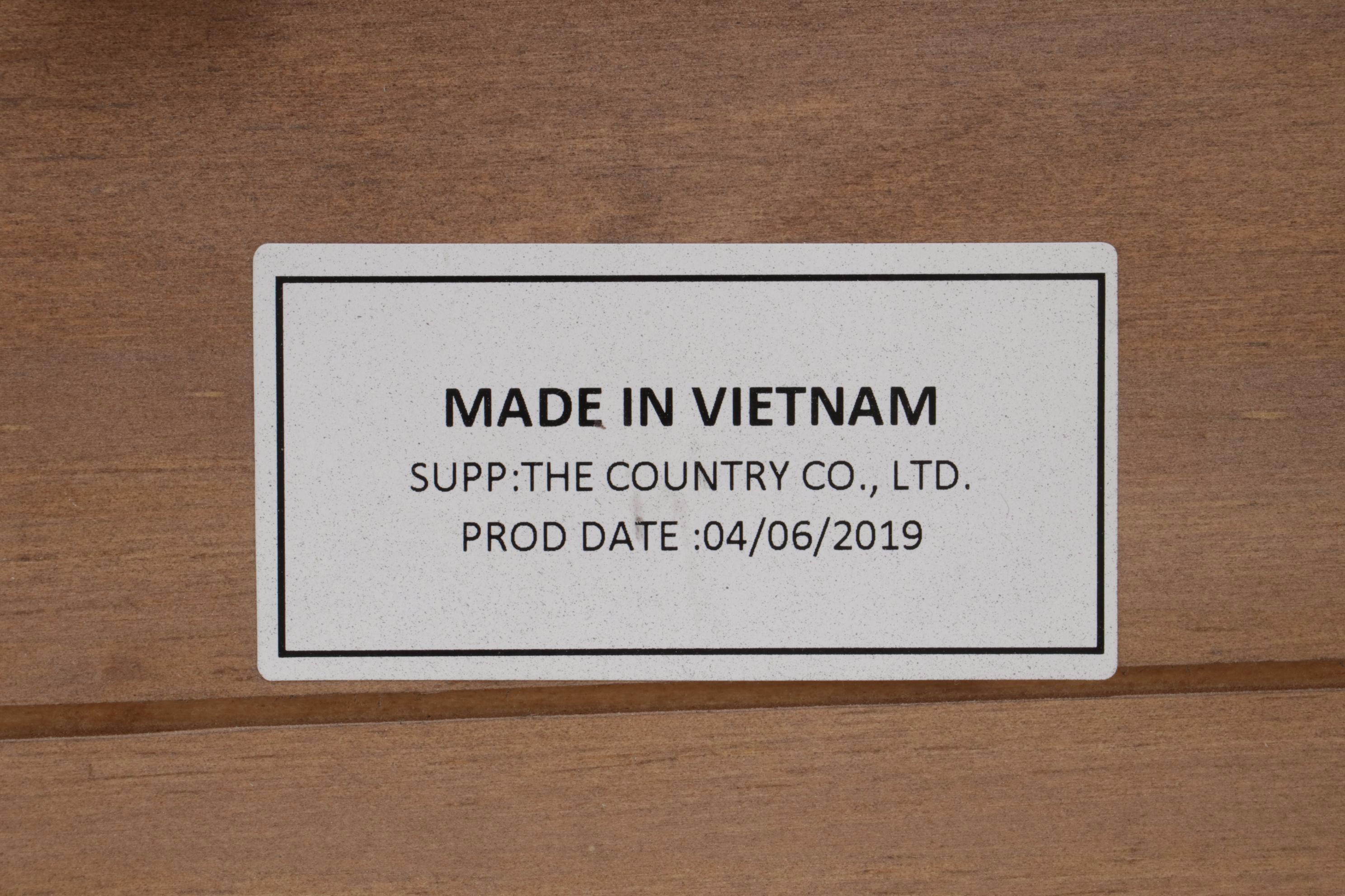 The Country Co. Farmhouse Style Wooden King Size Bed Frame