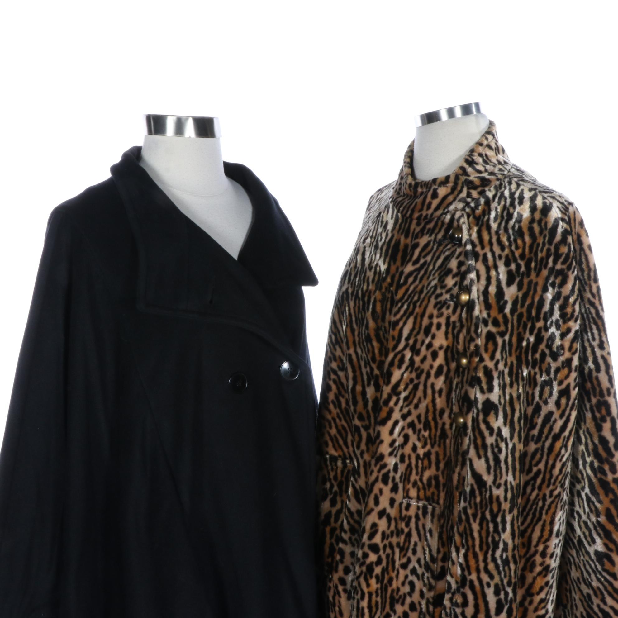 Elliotts and Sherwood Capes in Black and Cheetah Print