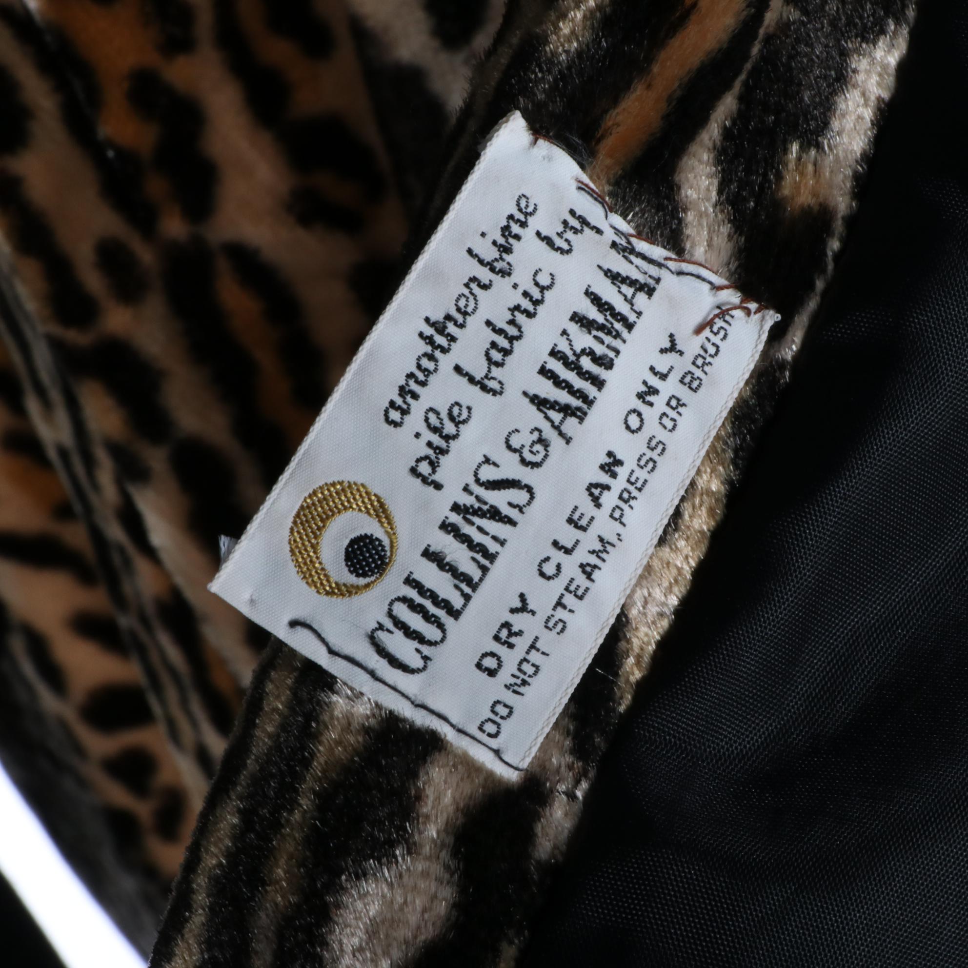 Elliotts and Sherwood Capes in Black and Cheetah Print