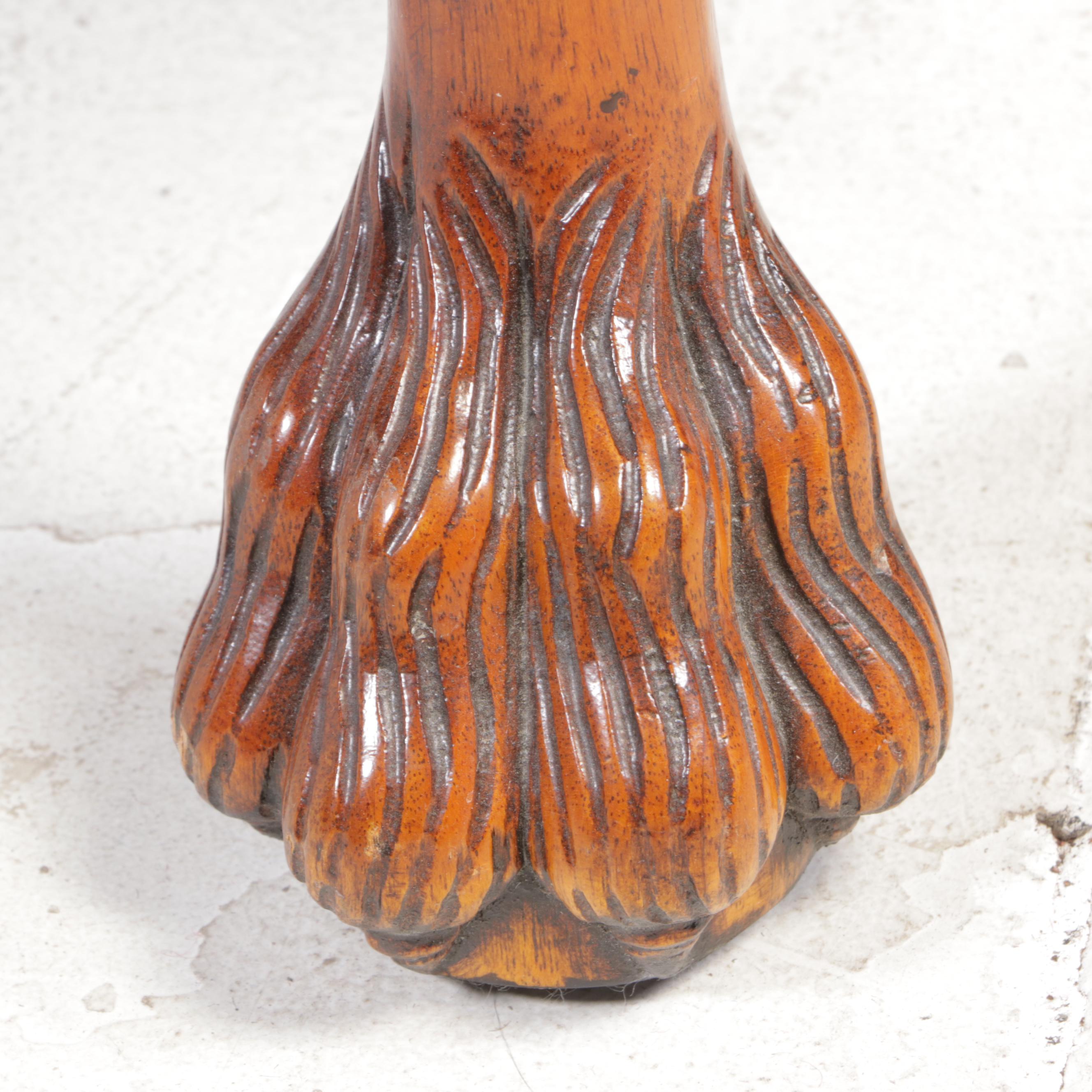 Maitland-Smith Brass-Mounted Mahogany and Leather-Clad Butler's Tray Table