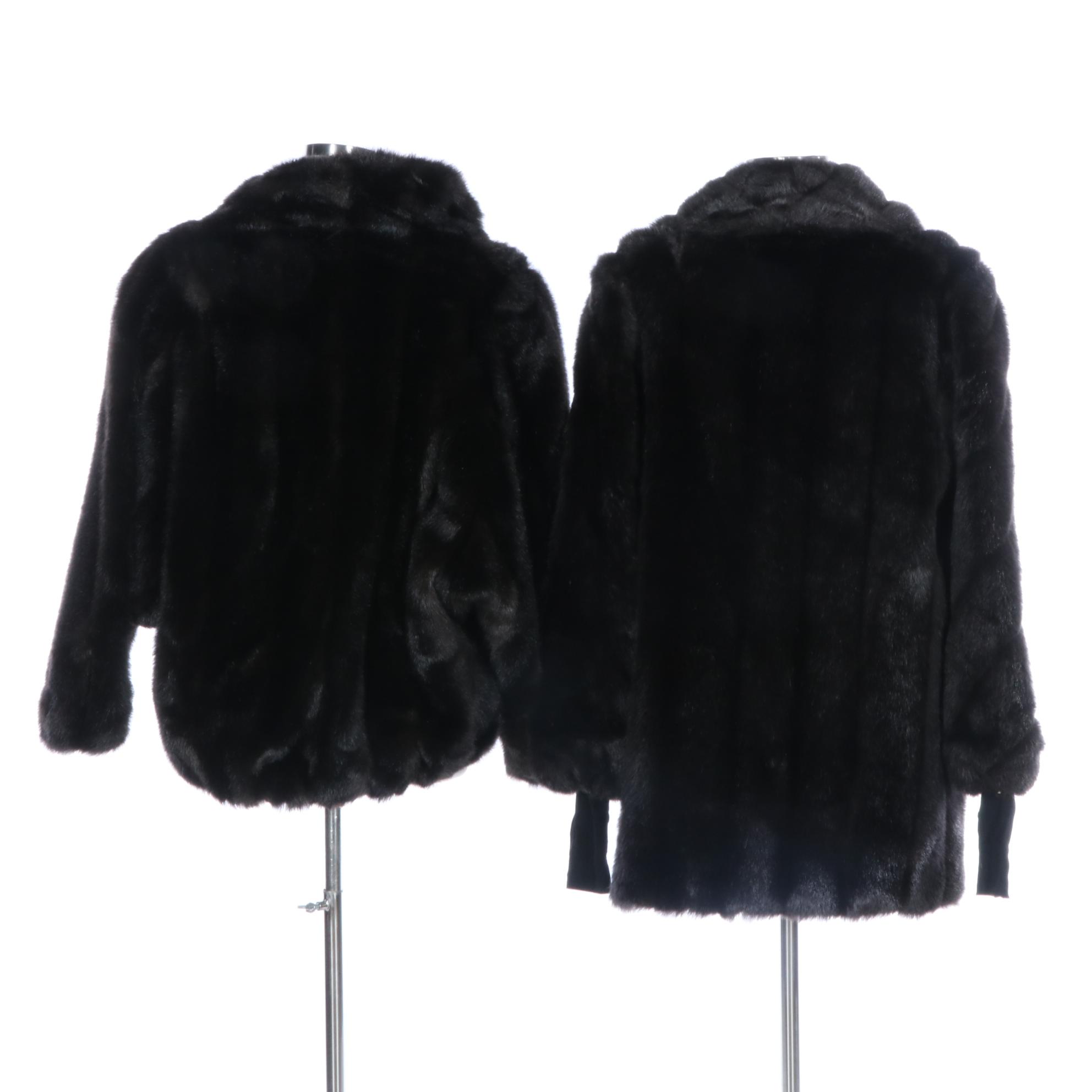 Olympia and Monterey Mills Faux Fur Synthetic Pile Coats