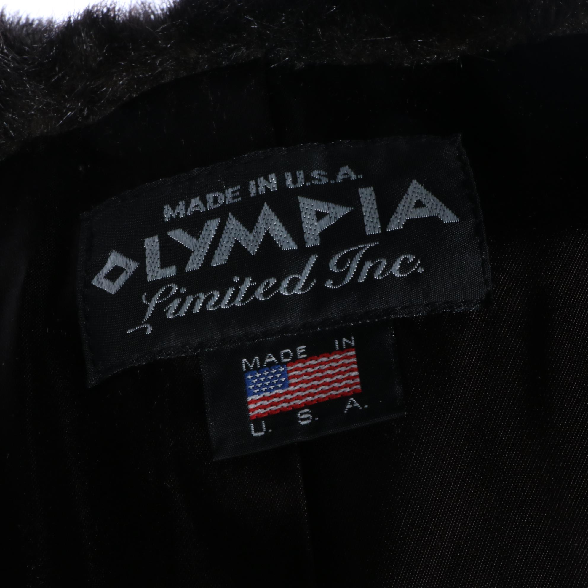 Olympia and Monterey Mills Faux Fur Synthetic Pile Coats