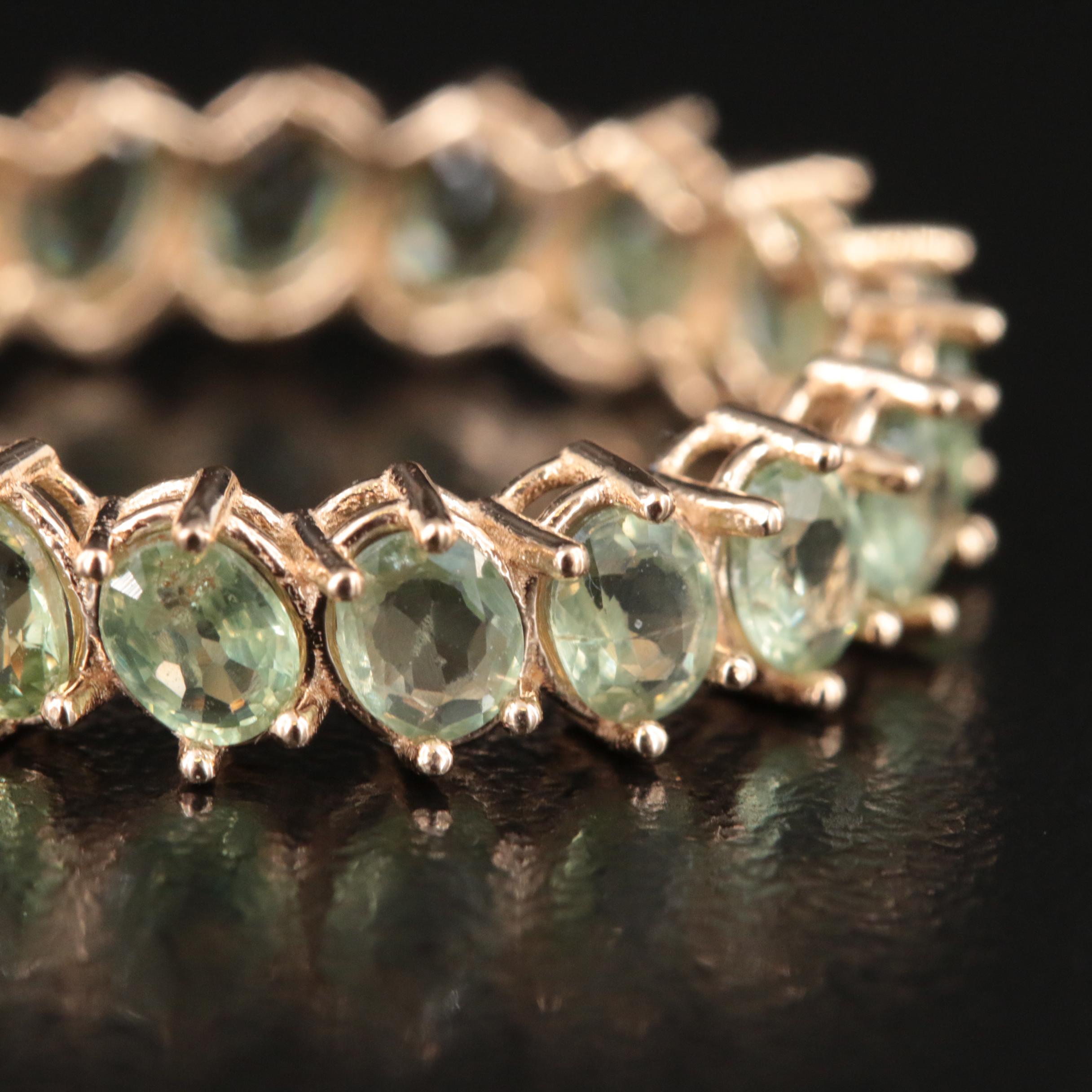 14K Alexandrite Eternity Band