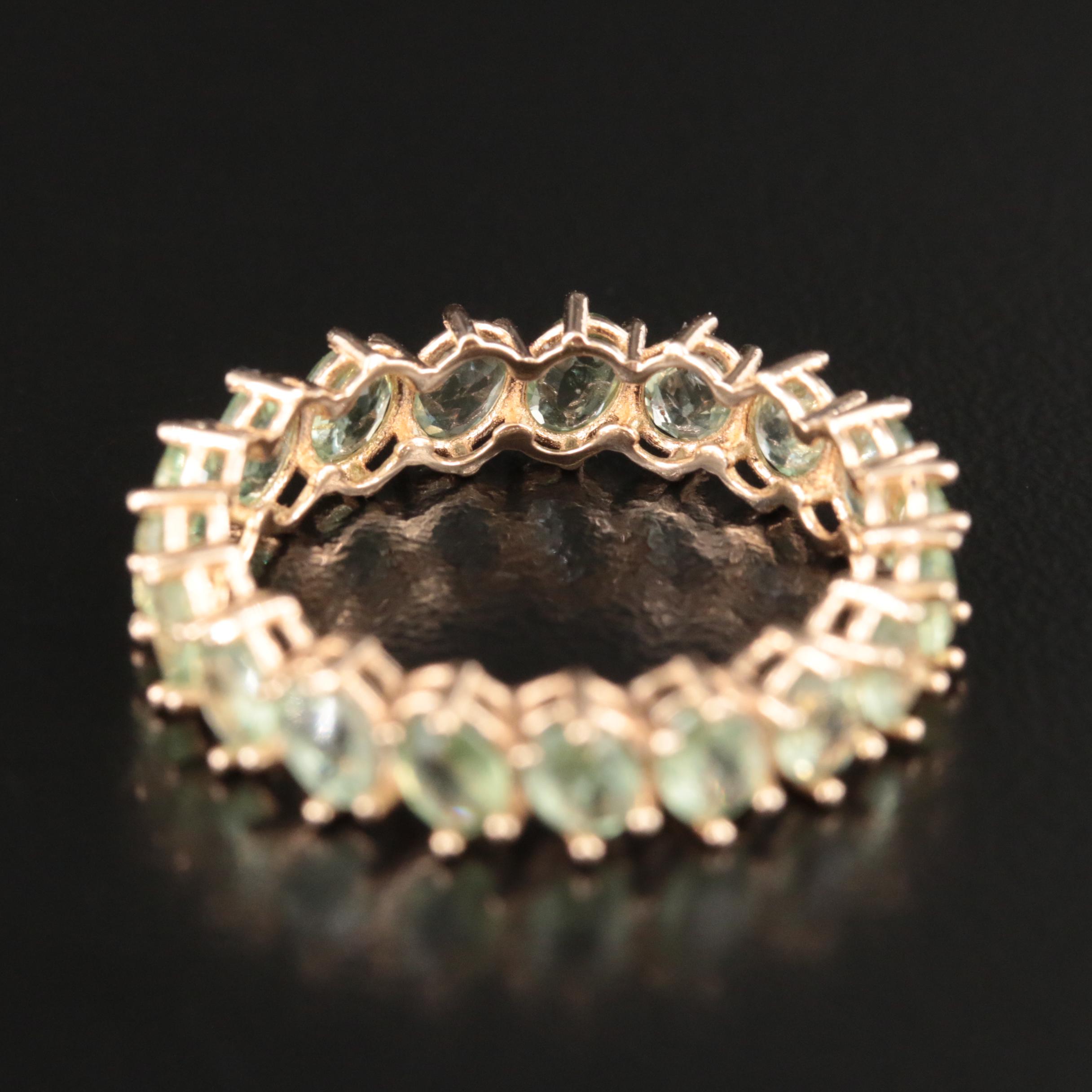 14K Alexandrite Eternity Band