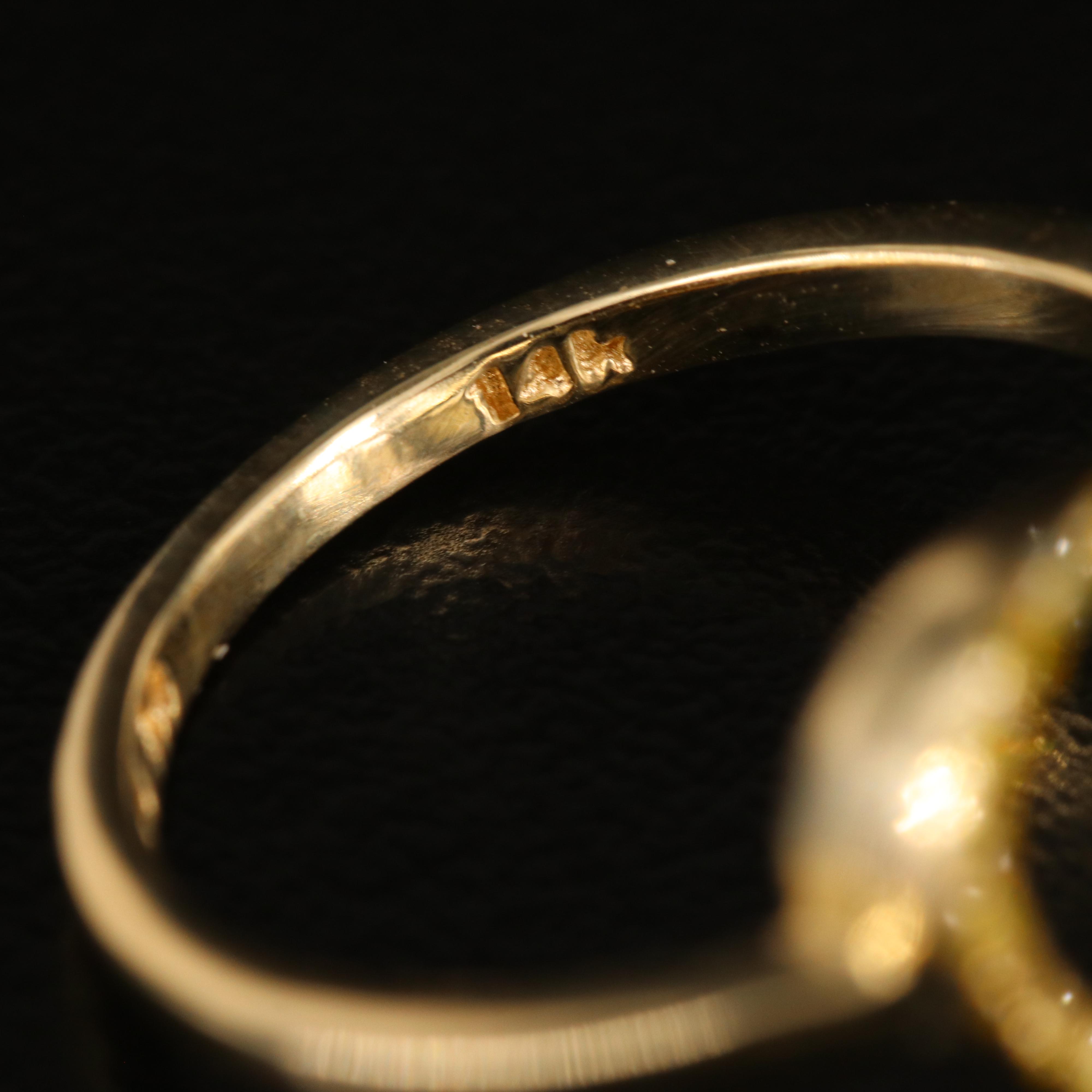 14K 0.32 CTW Diamond Heart Ring