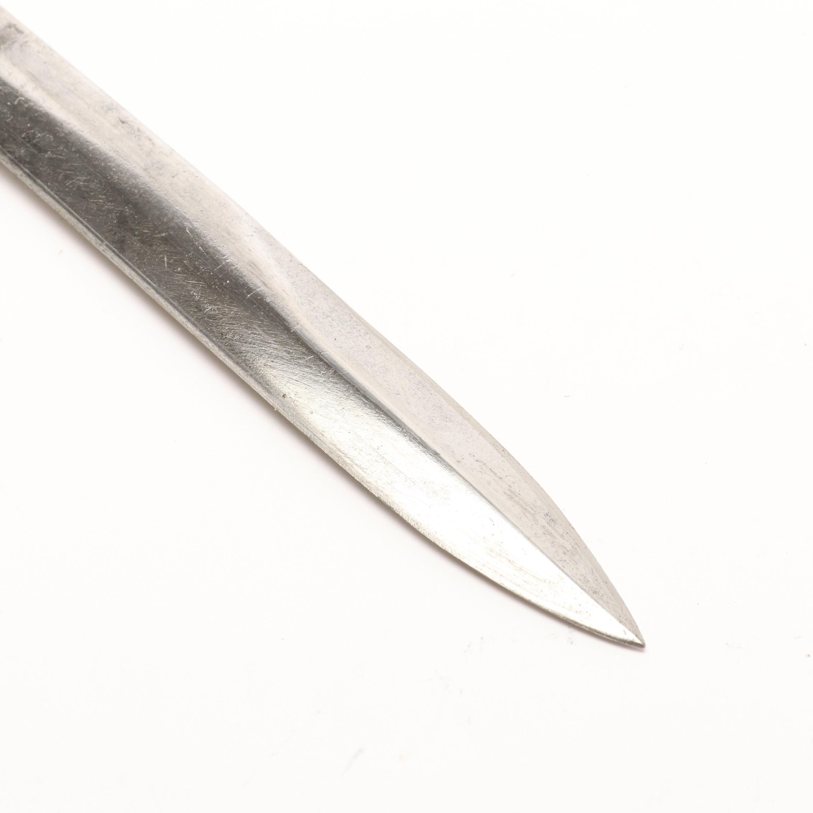 Group of Five Various Bayonets with Sheaths Including Vietnam Era USM8A1