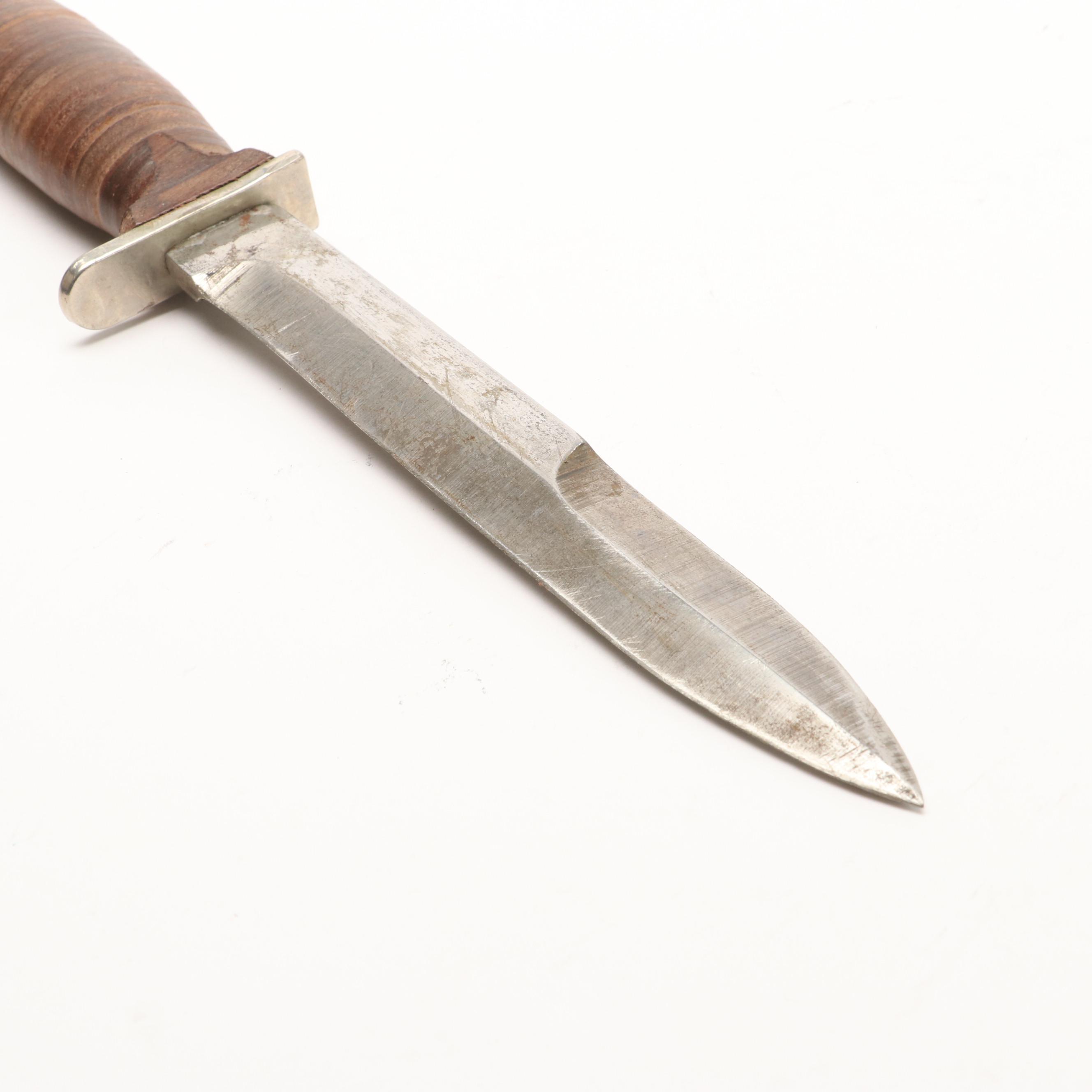 Group of Five Various Bayonets with Sheaths Including Vietnam Era USM8A1