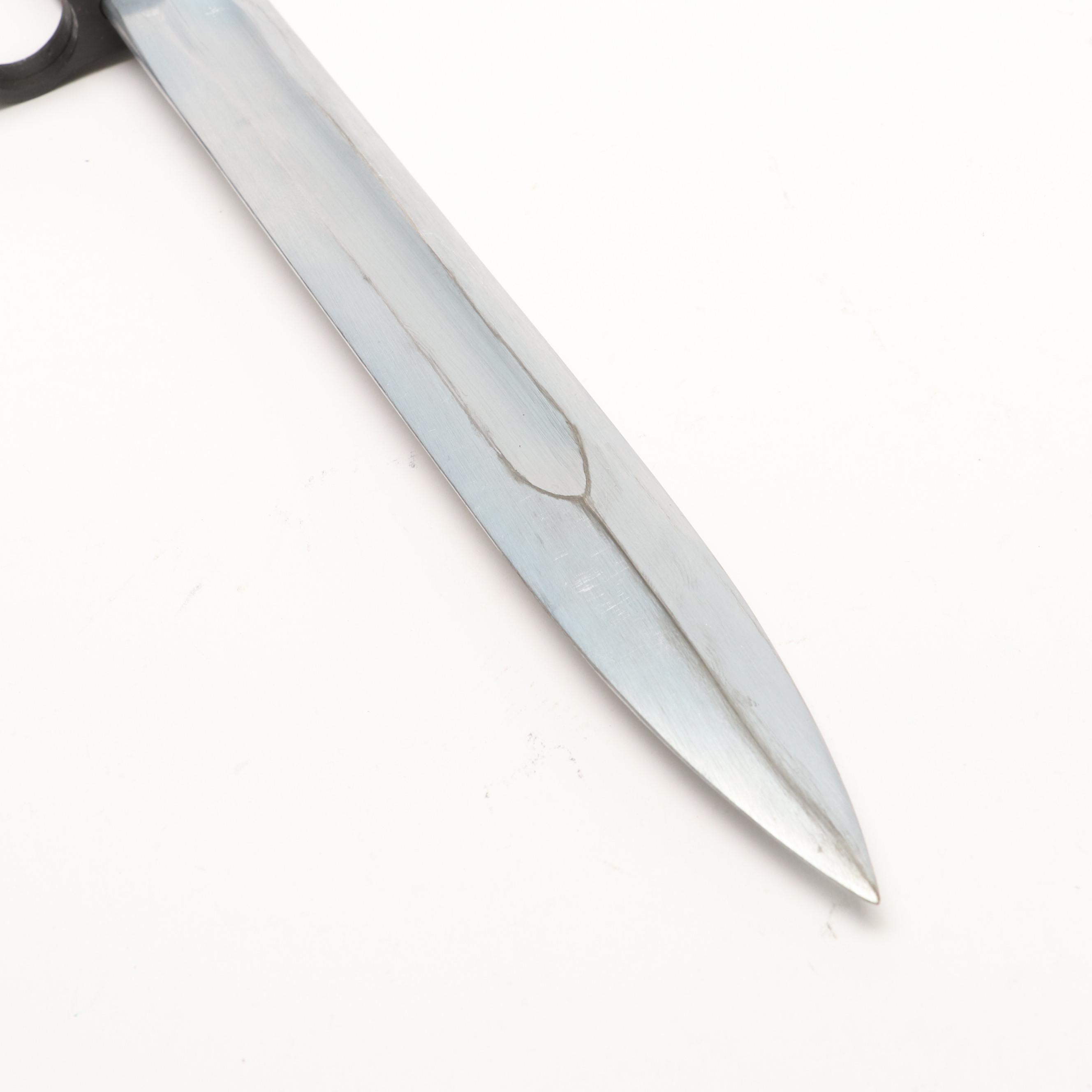 Group of Five Various Bayonets with Sheaths Including Vietnam Era USM8A1