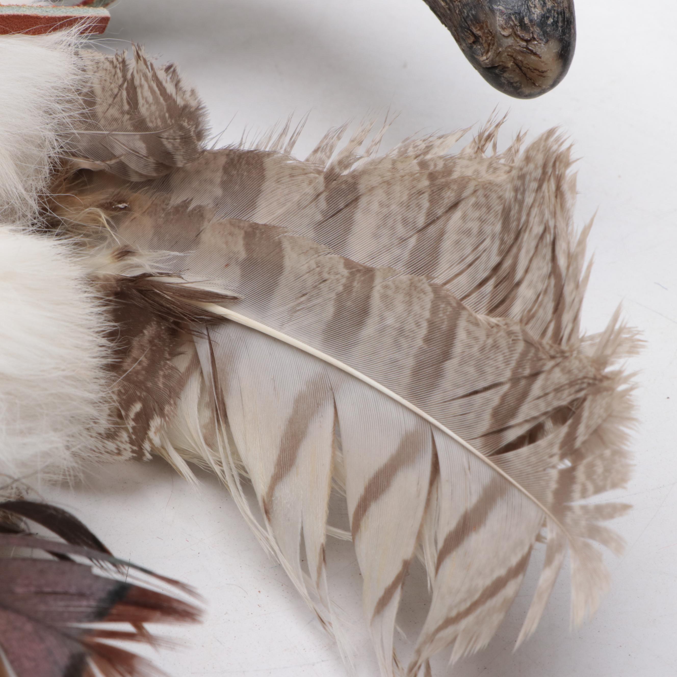 Native American Style Ceremonial Sticks and Club