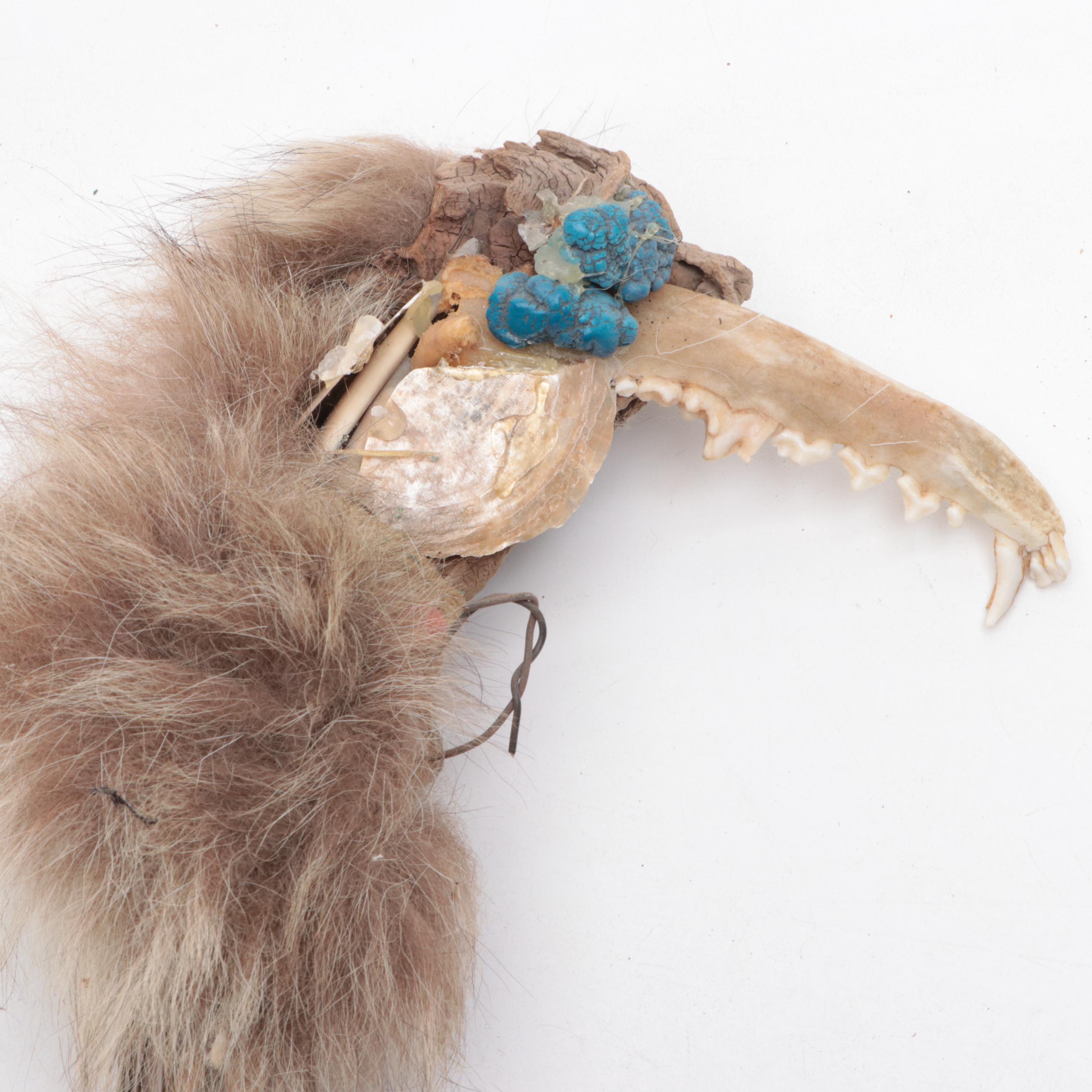 Native American Style Ceremonial Sticks and Club