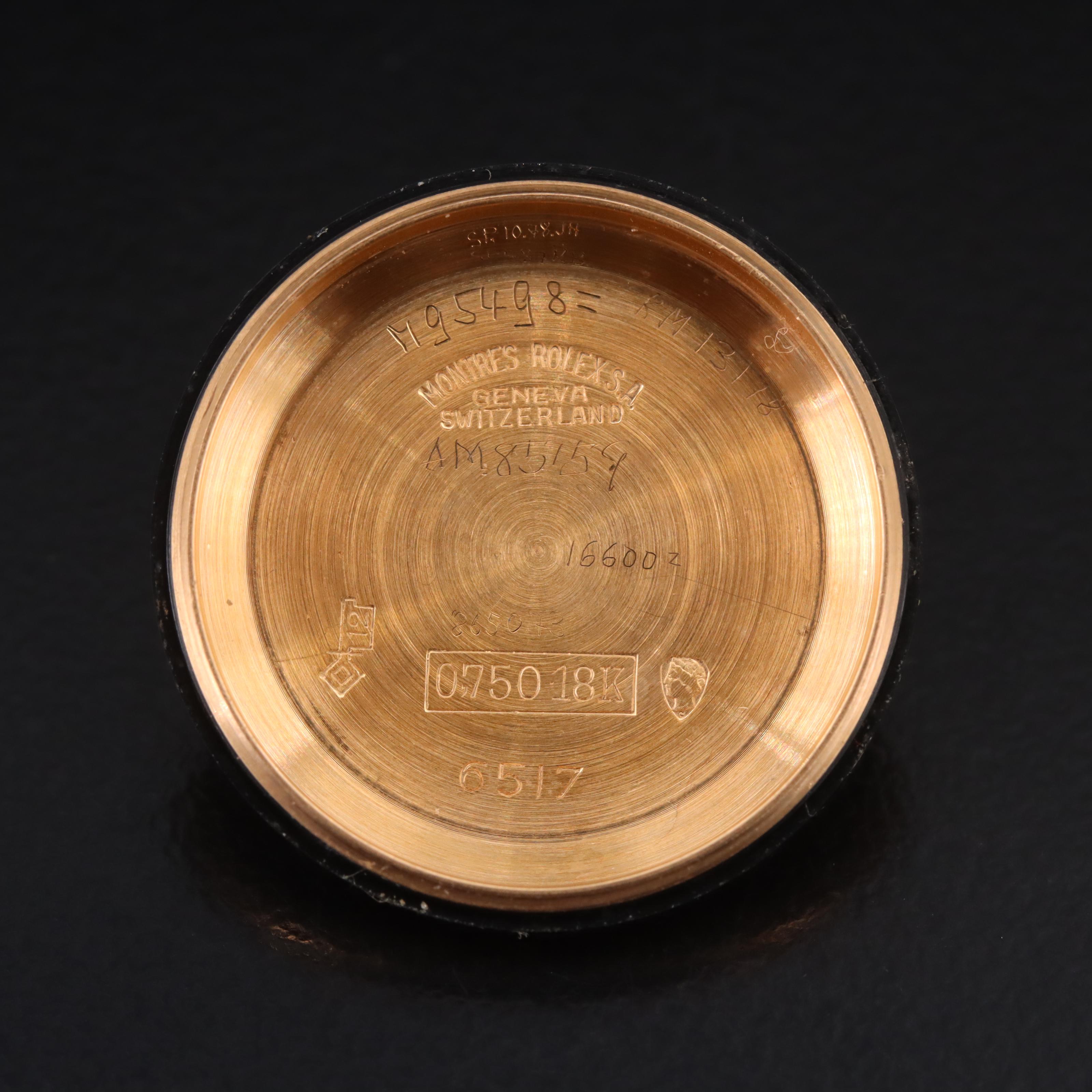 1958 Rolex Oyster Perpetual Diamond Dial Datejust watch