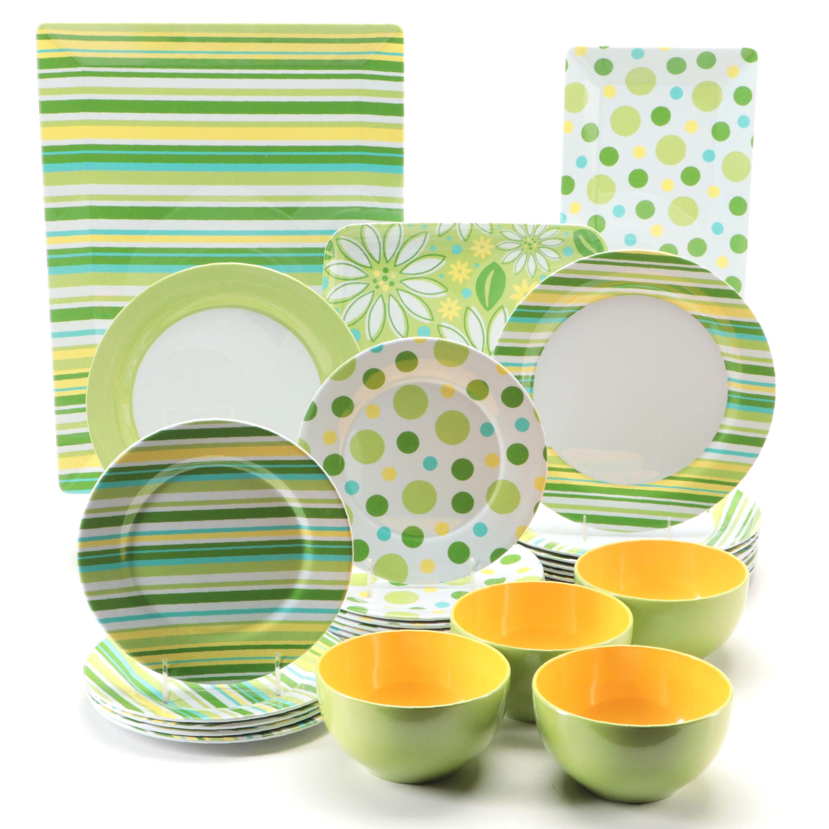 Target Home Chartreuse Melamine Summer Dinnerware and Serveware
