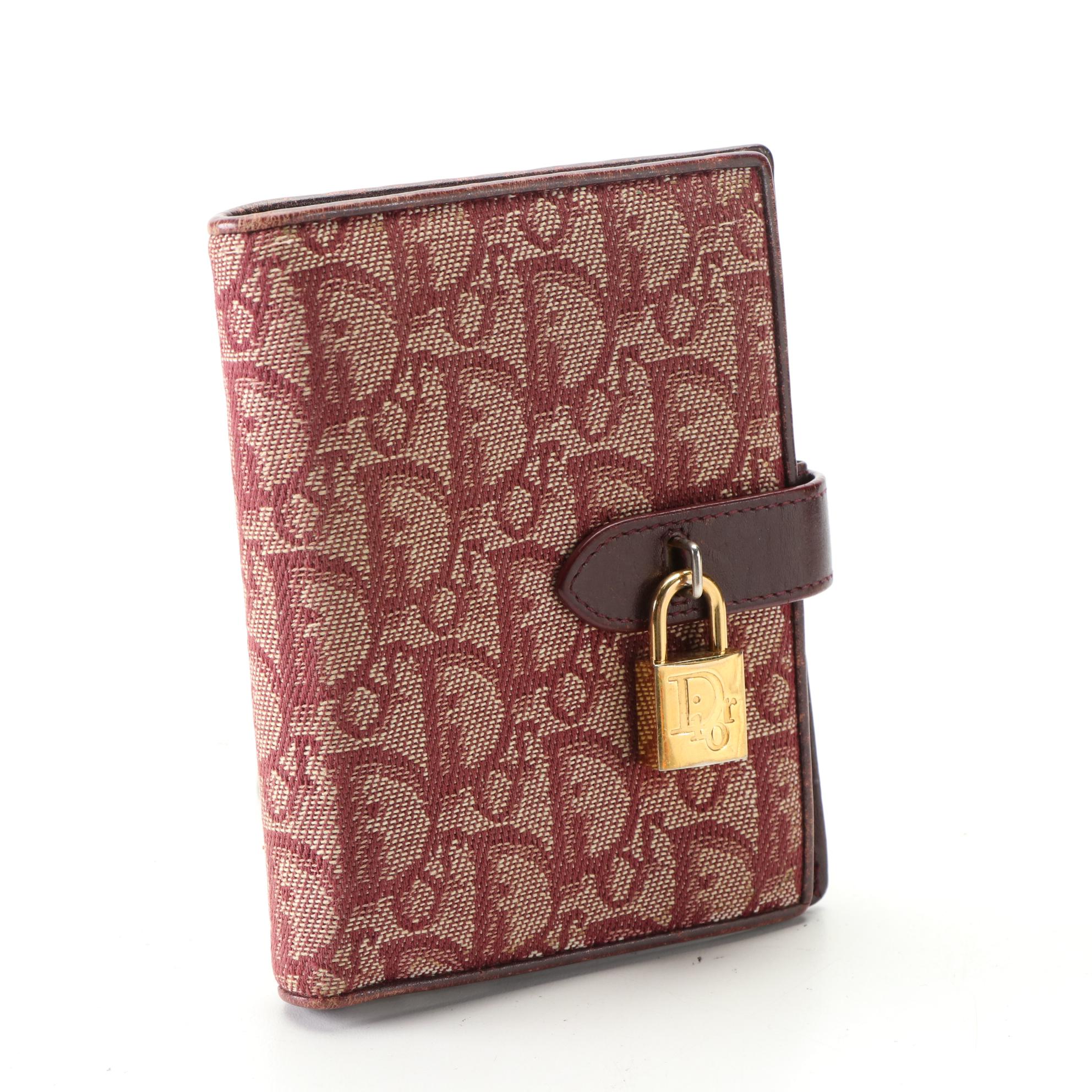 Christian Dior Signature Canvas Agenda Cover