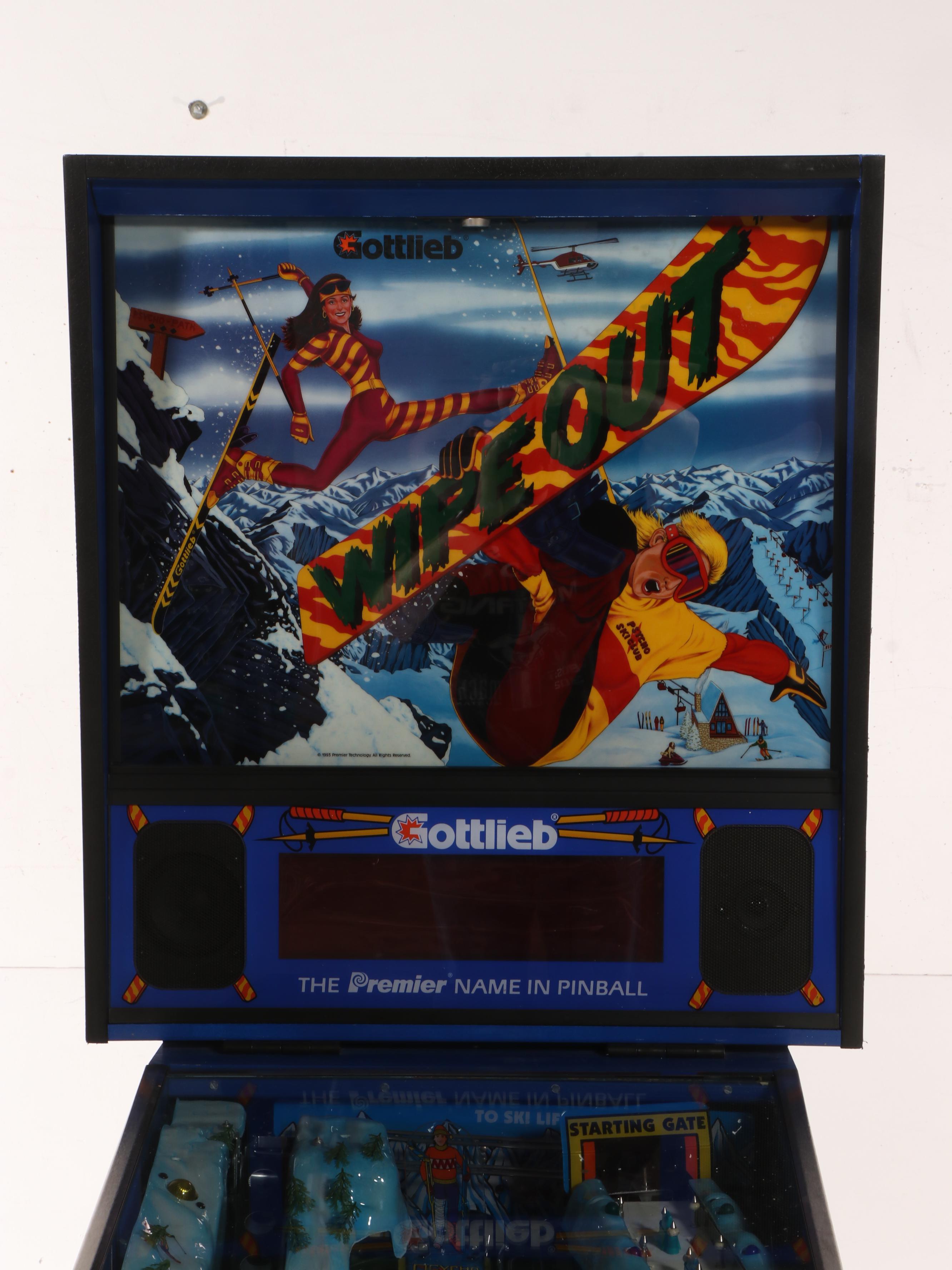 Gottlieb "Wipe Out" Pinball Machine