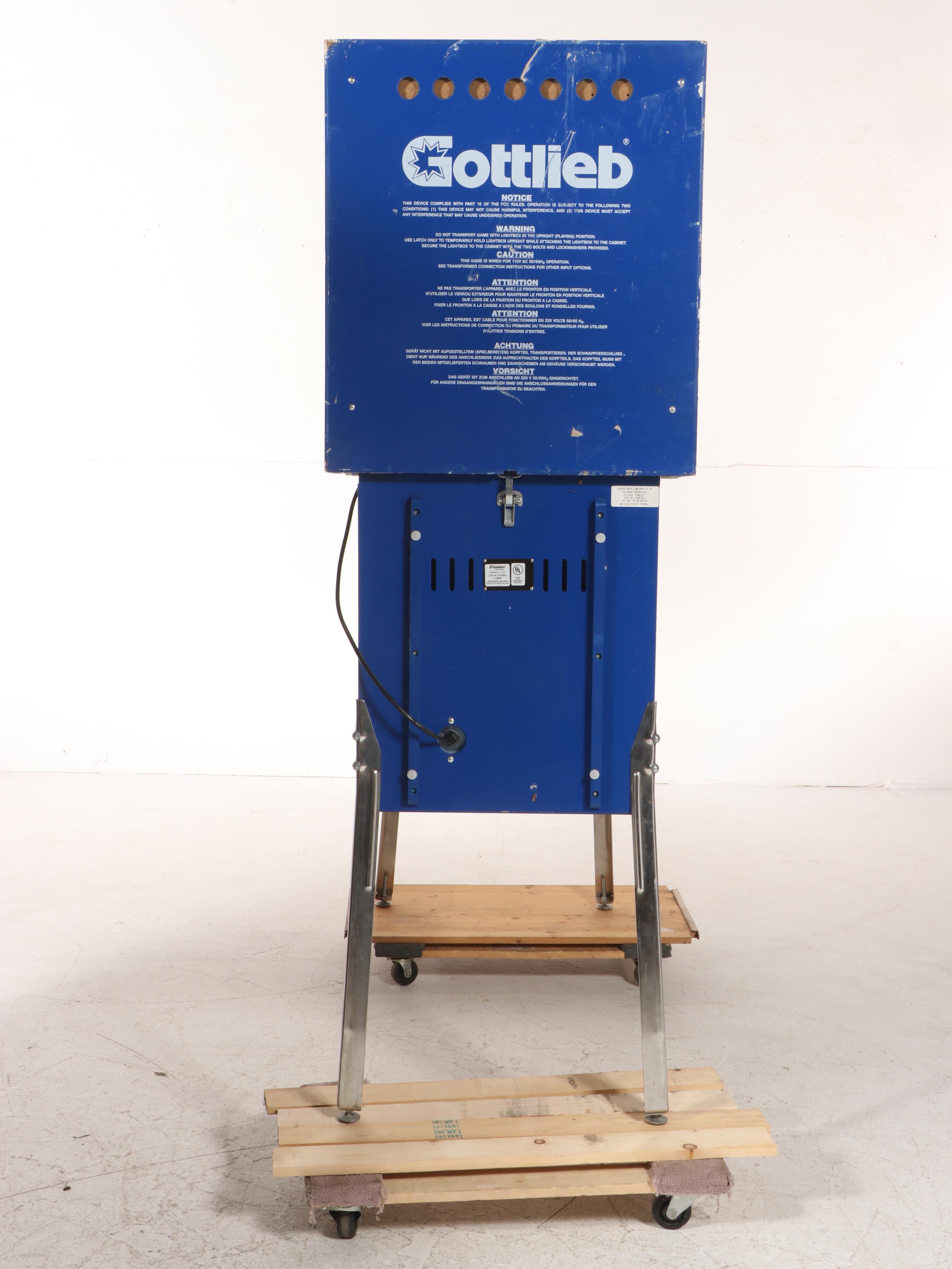 Gottlieb "Wipe Out" Pinball Machine