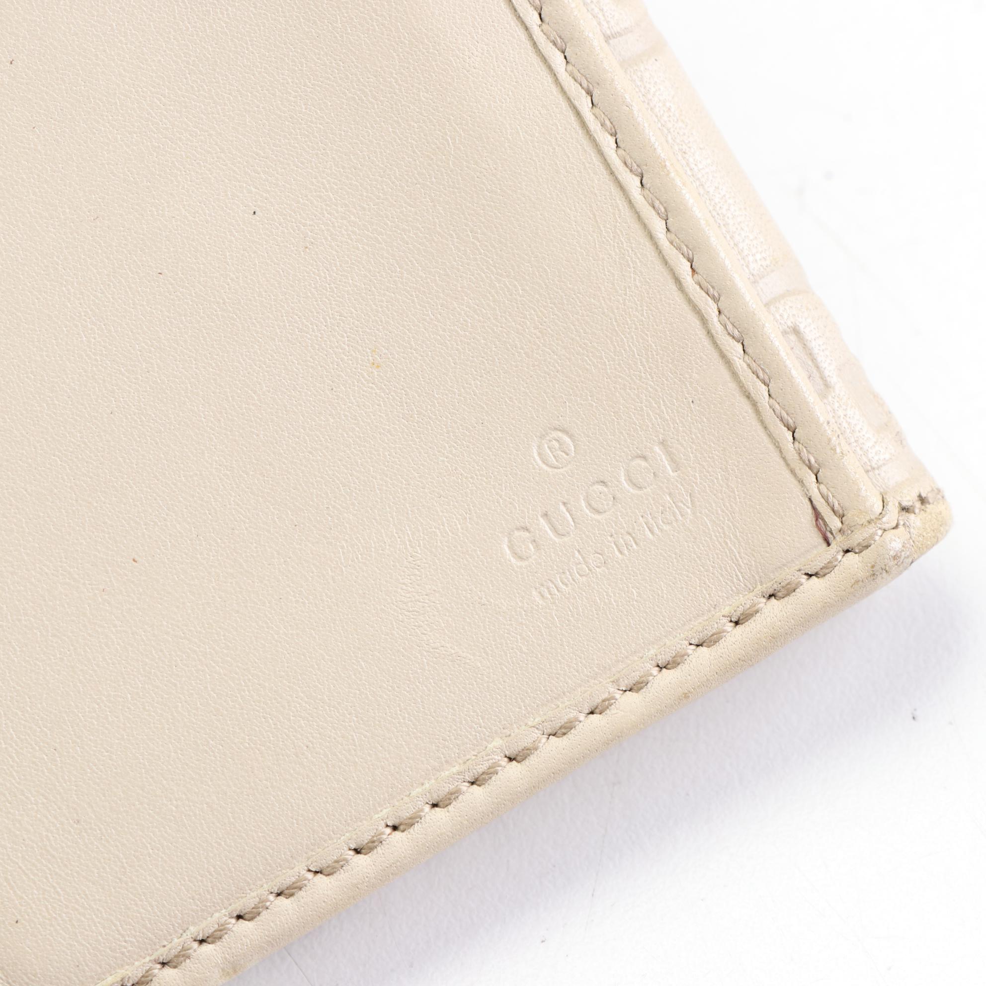 Gucci GG Leather Embossed Long Wallet