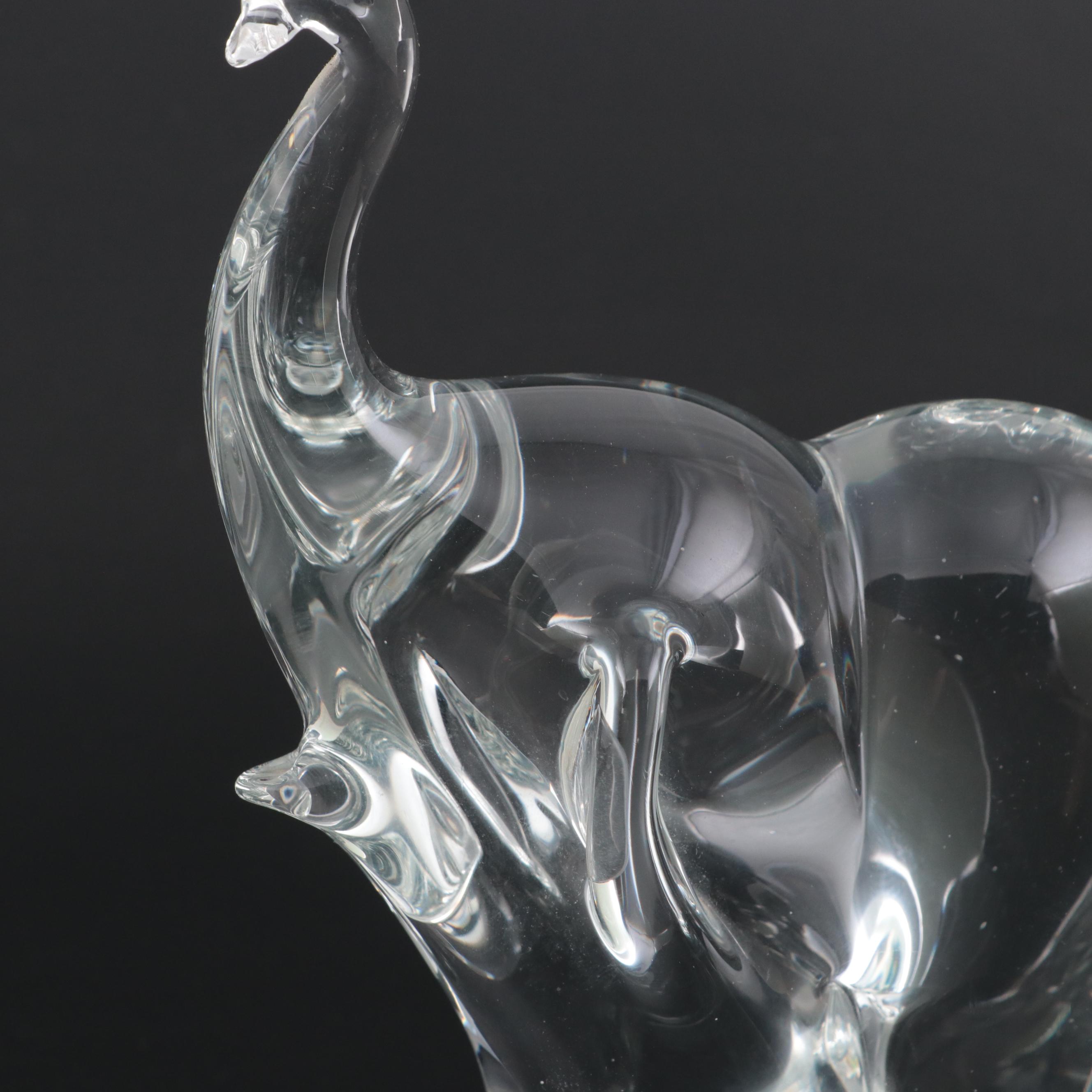 Eneryda Swedish Art Glass Elephant Figurine