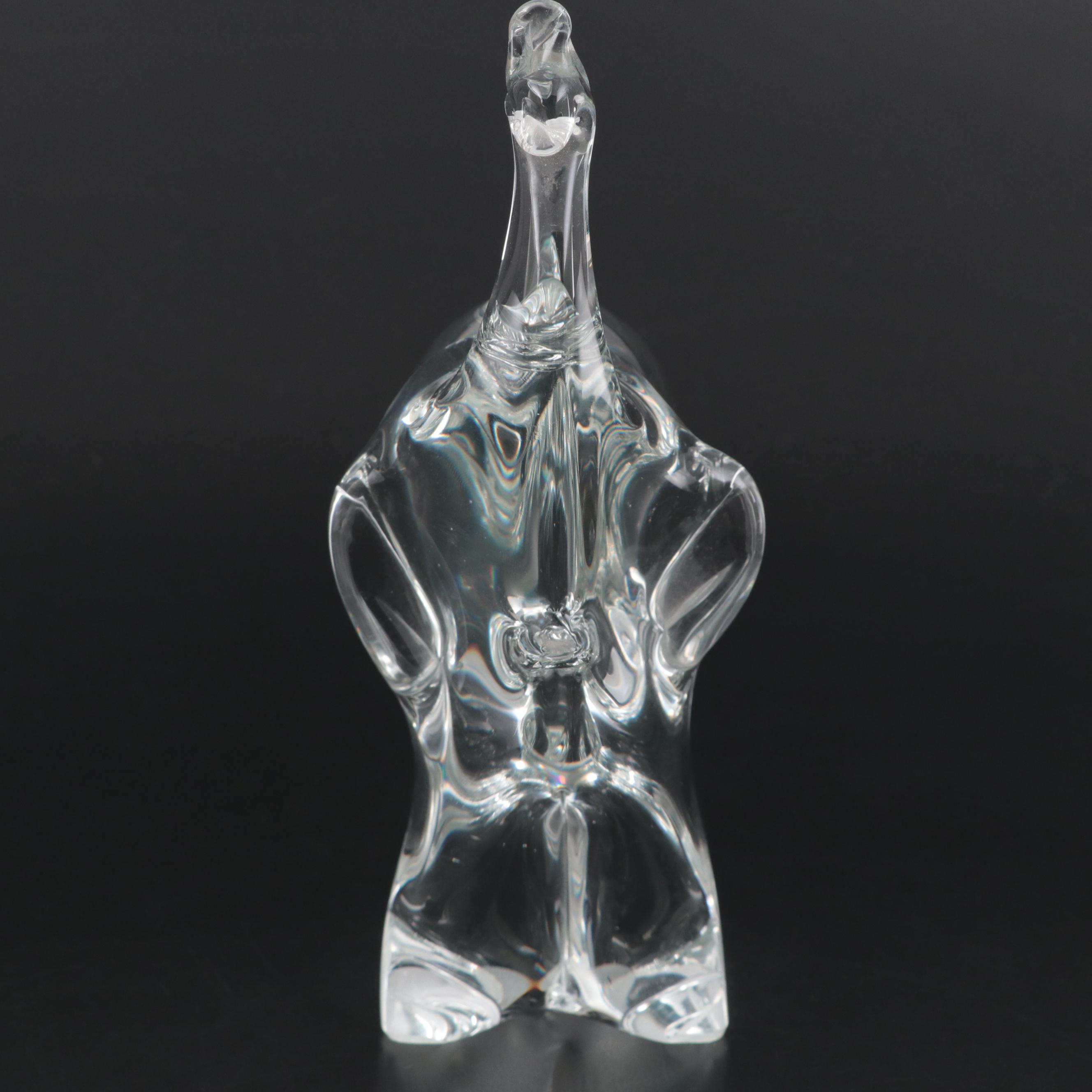 Eneryda Swedish Art Glass Elephant Figurine