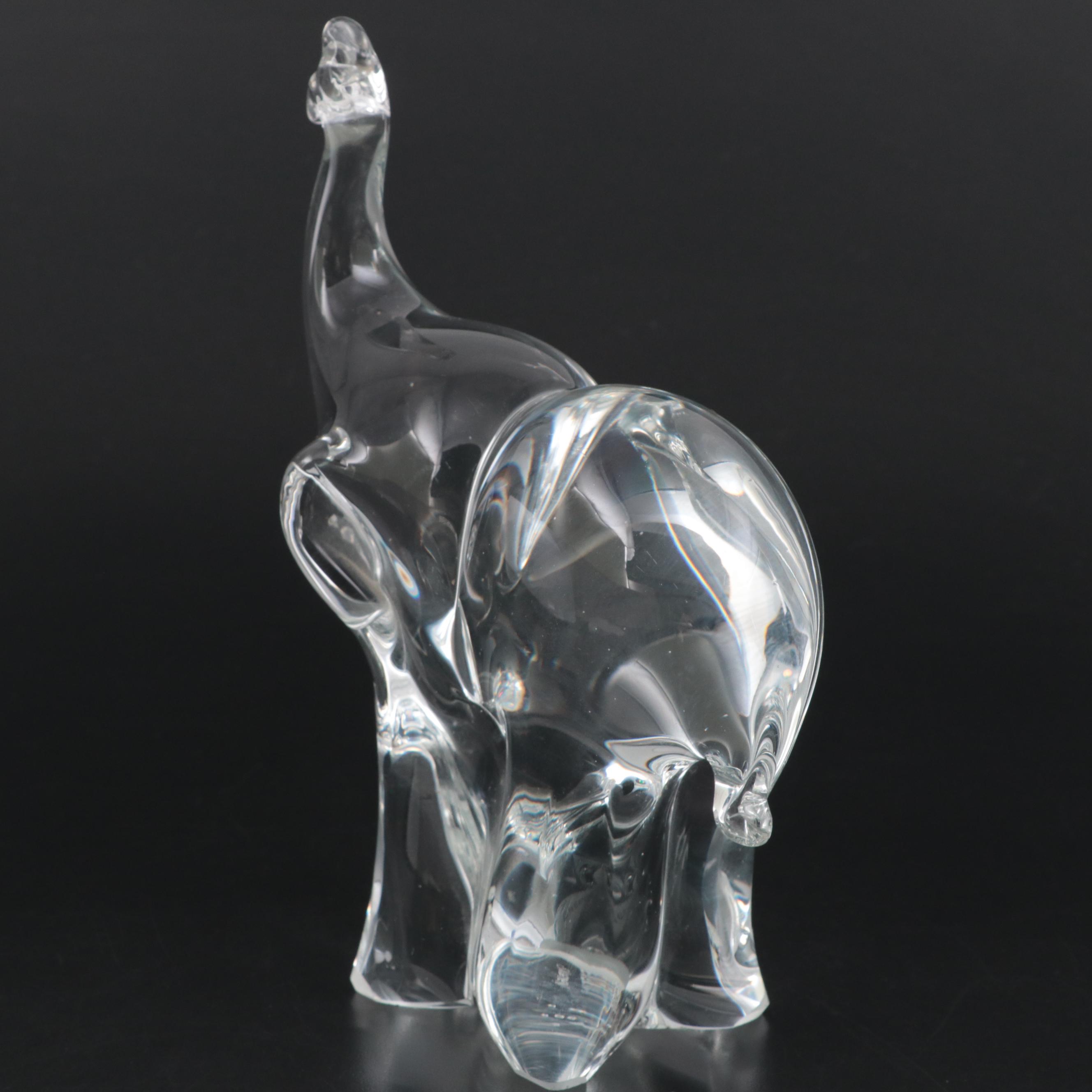 Eneryda Swedish Art Glass Elephant Figurine
