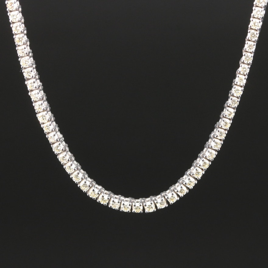 14K 3.12 CTW Diamond Line Necklace