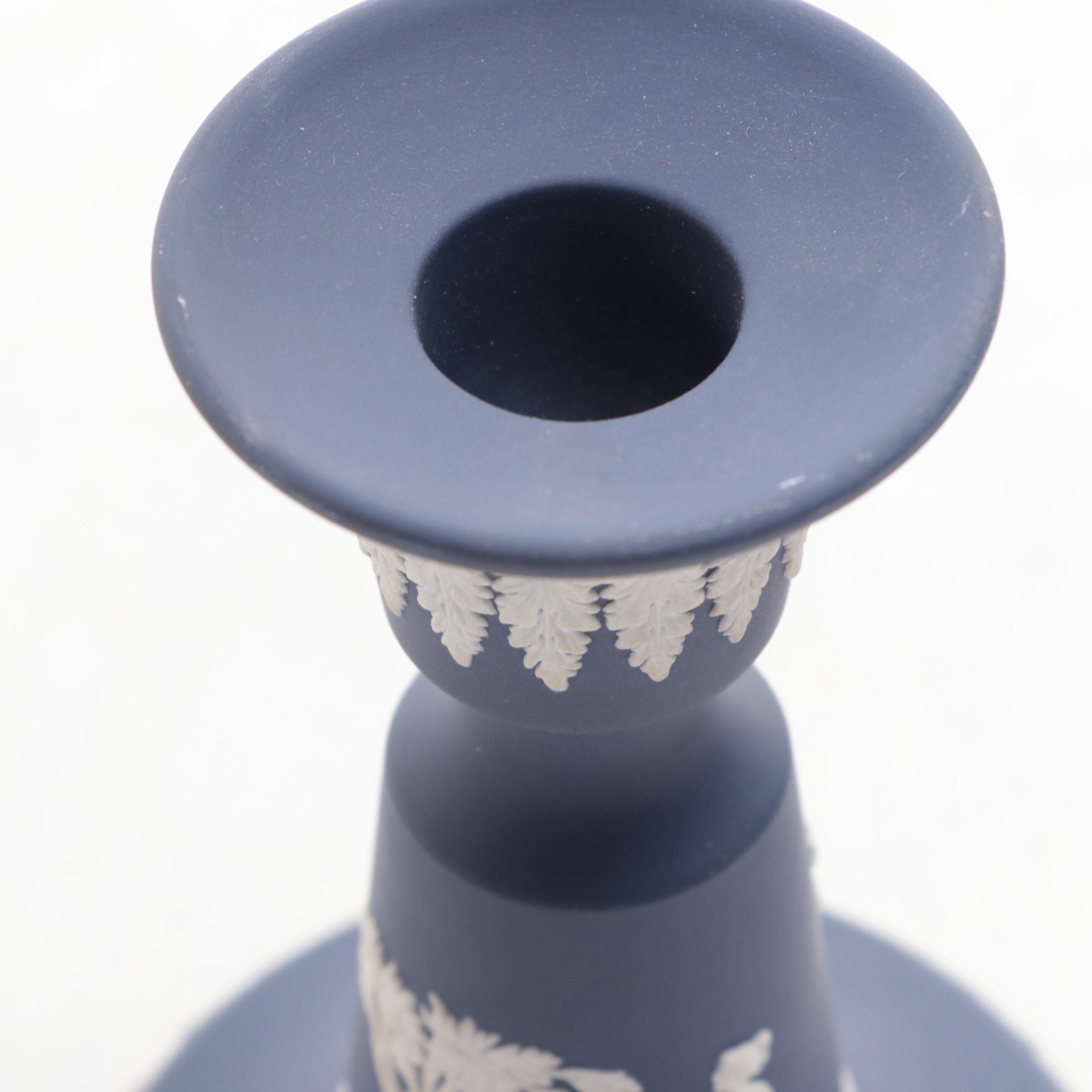 Wedgwood Cream on Celadon and Portland Blue Jasperware Décor