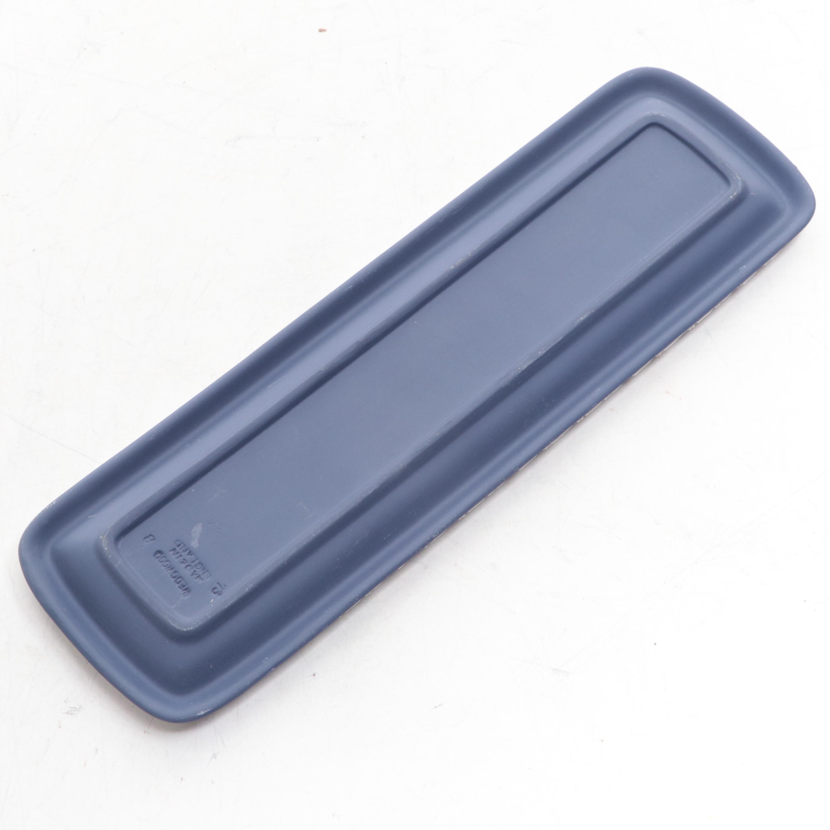 Wedgwood Cream on Celadon and Portland Blue Jasperware Décor