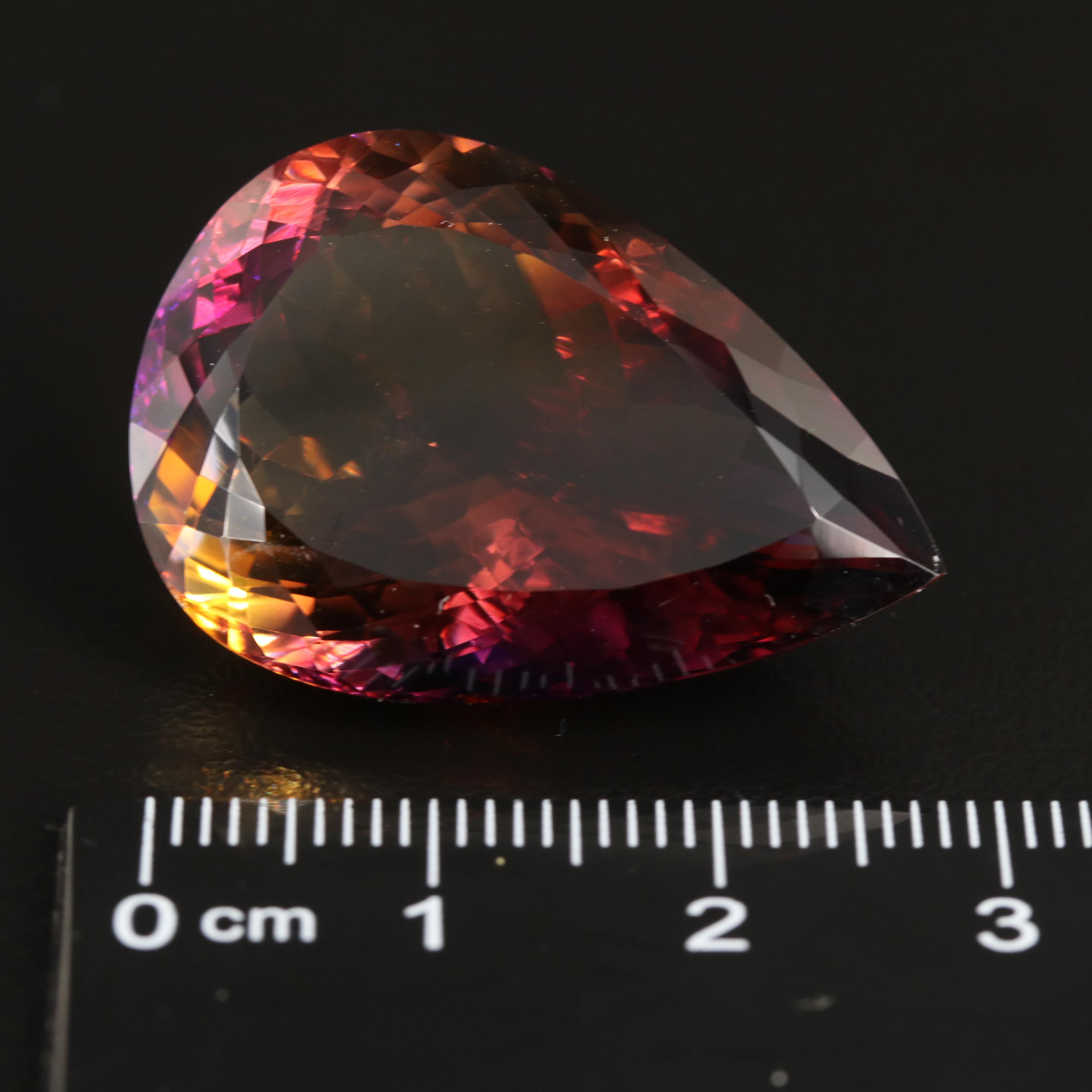 Loose 40.70 CT Parti Colored Quartz