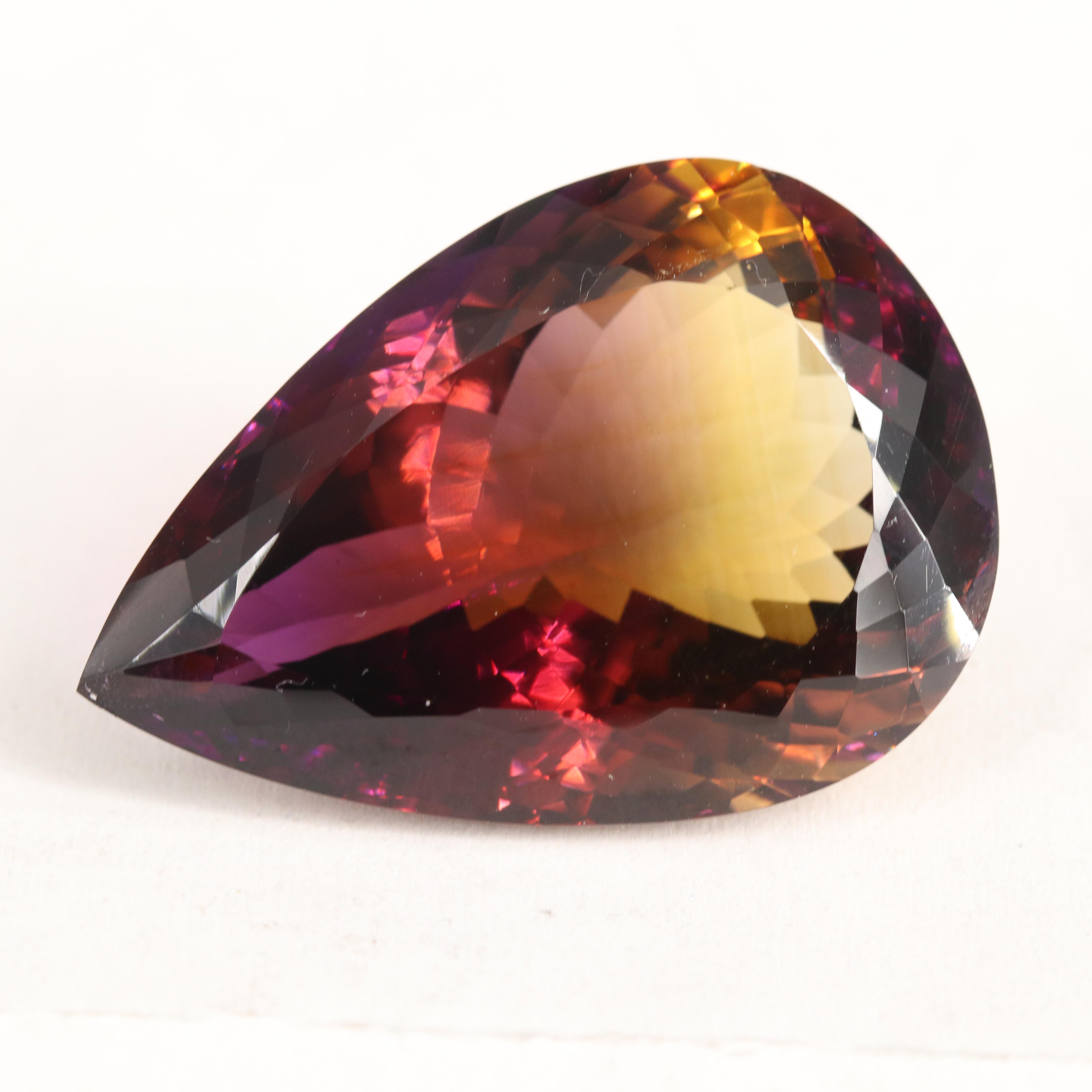 Loose 40.70 CT Parti Colored Quartz