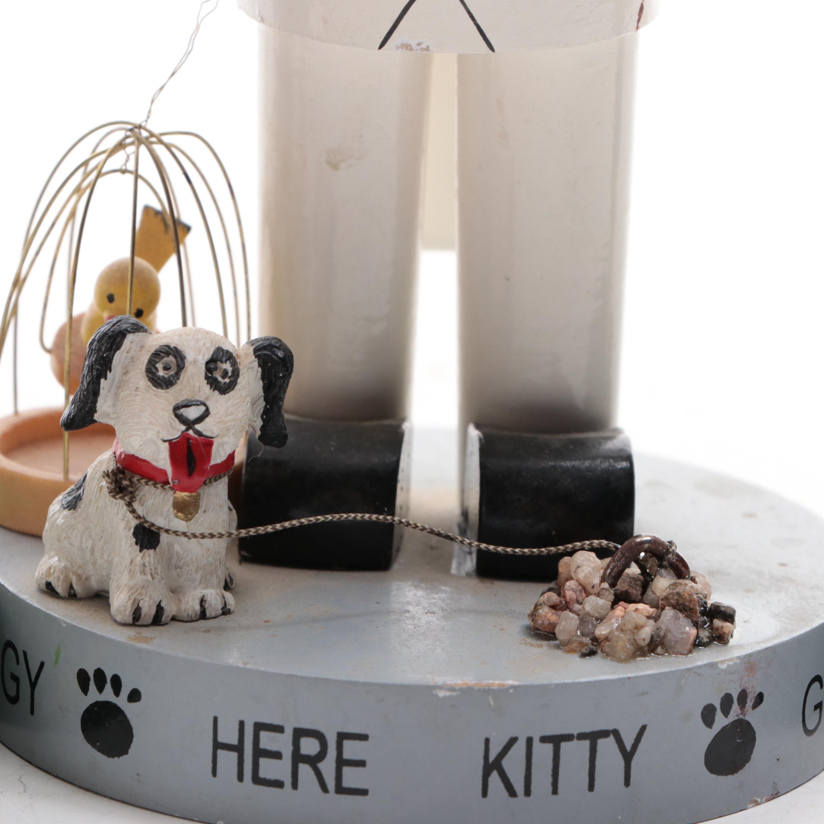 Nutcracker Village and Other Wooden Nutcrackers Including "Veterinarian"