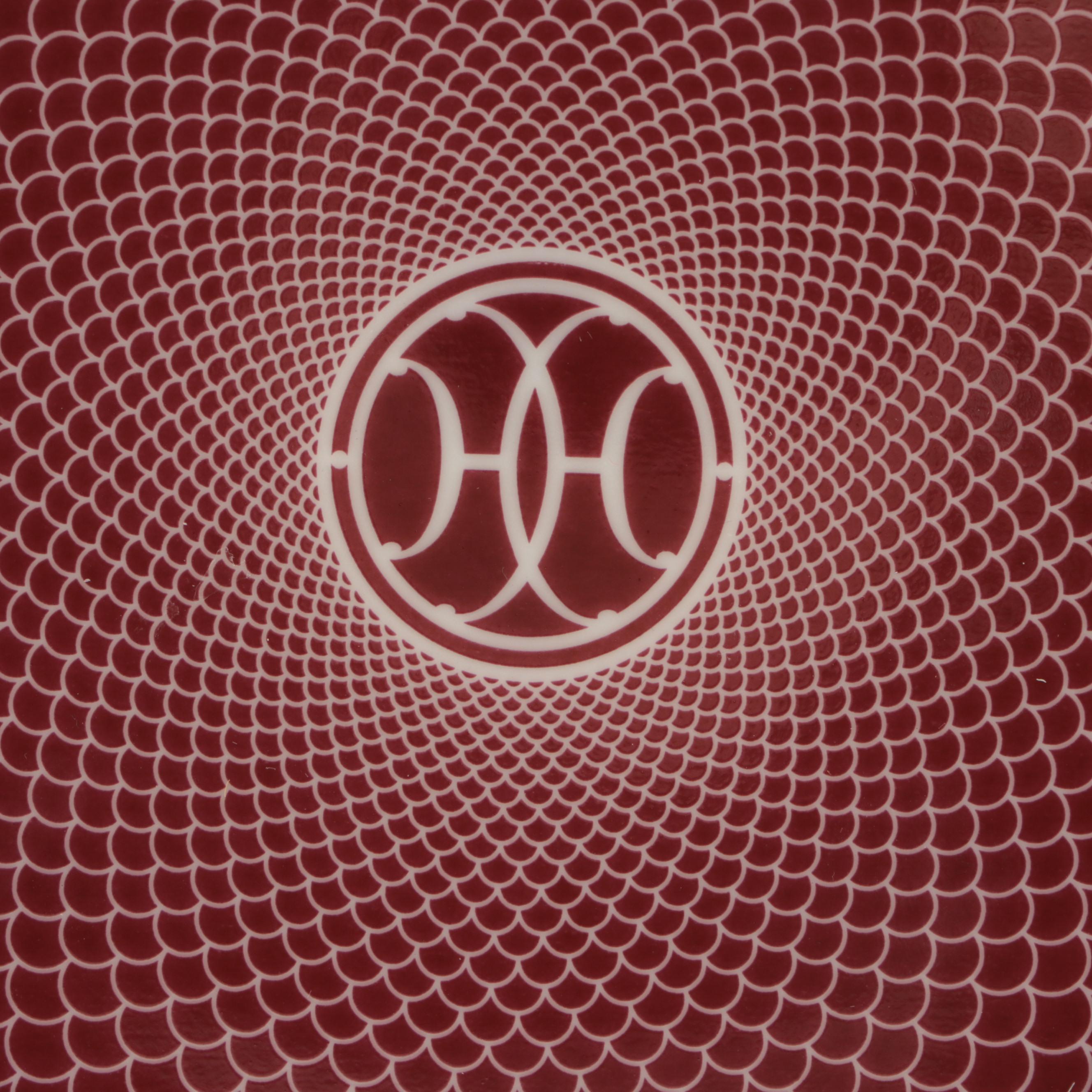 Hermès "H Deco" Porcelain Dessert Plates