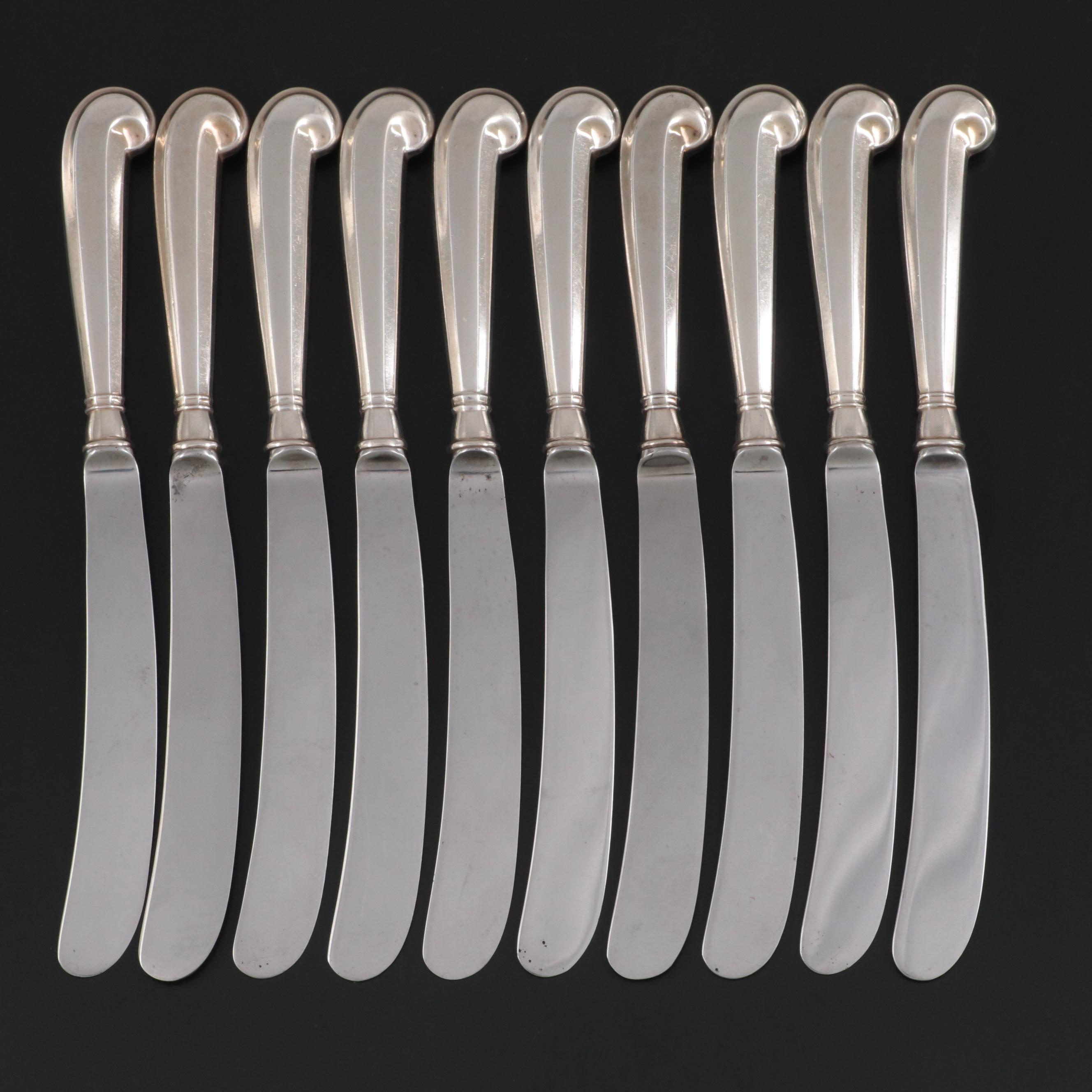 Kirk-Stieff "Williamsburg Queen Anne" Sterling Silver Handled Dinner Knives