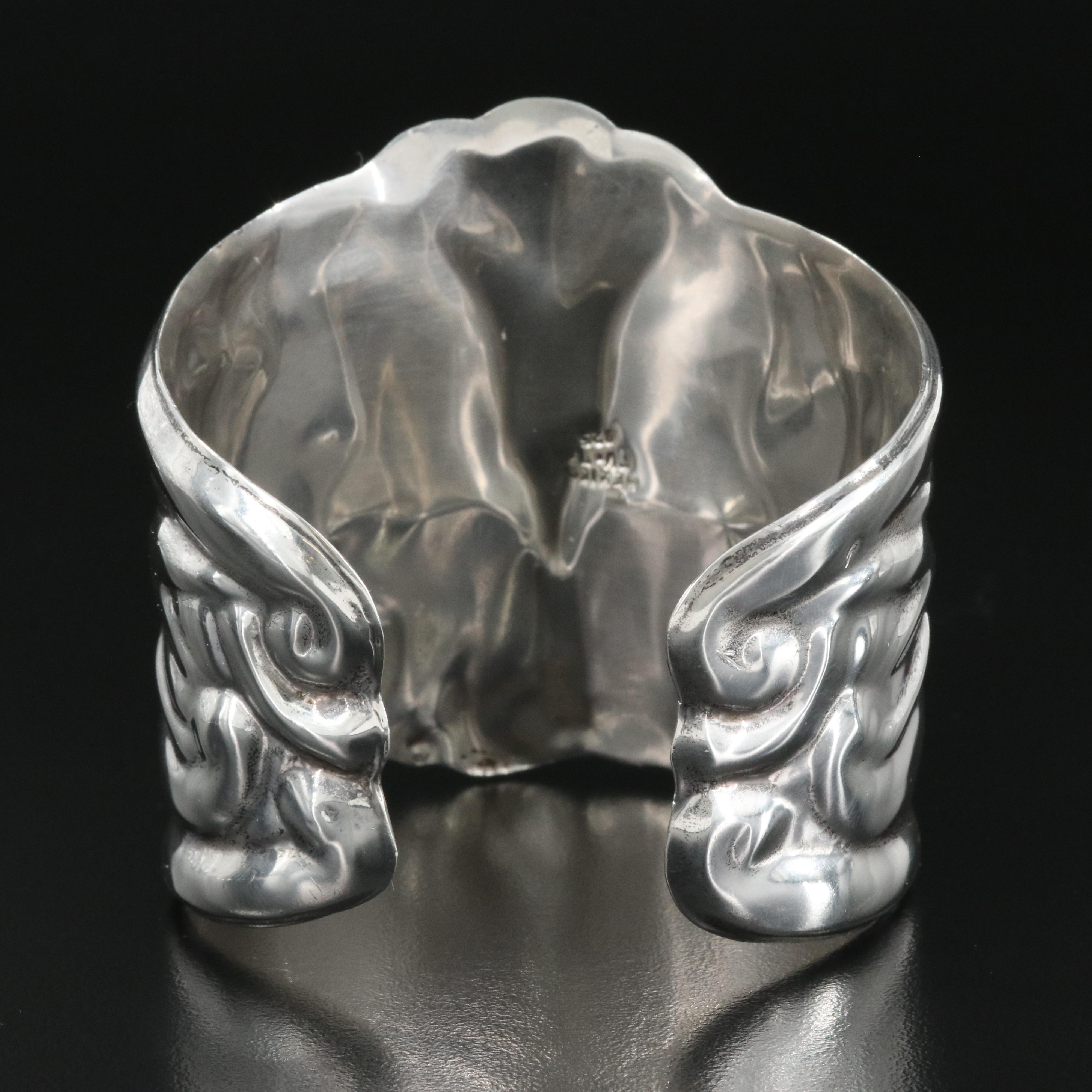 Mexican Sterling Patterned Cuff