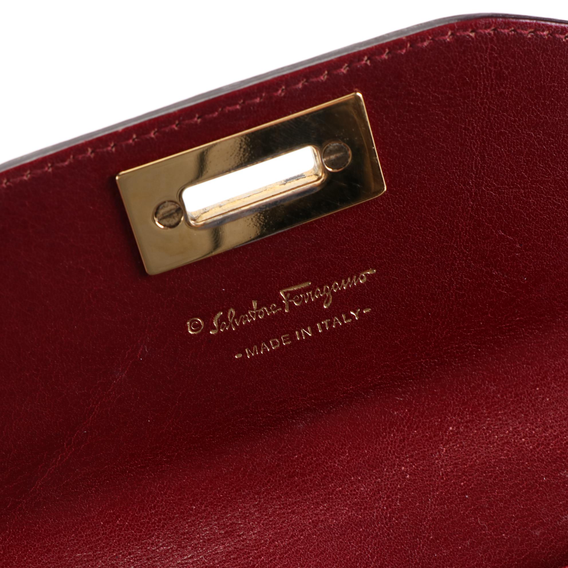Salvatore Ferragamo Gancini Leather Wallet