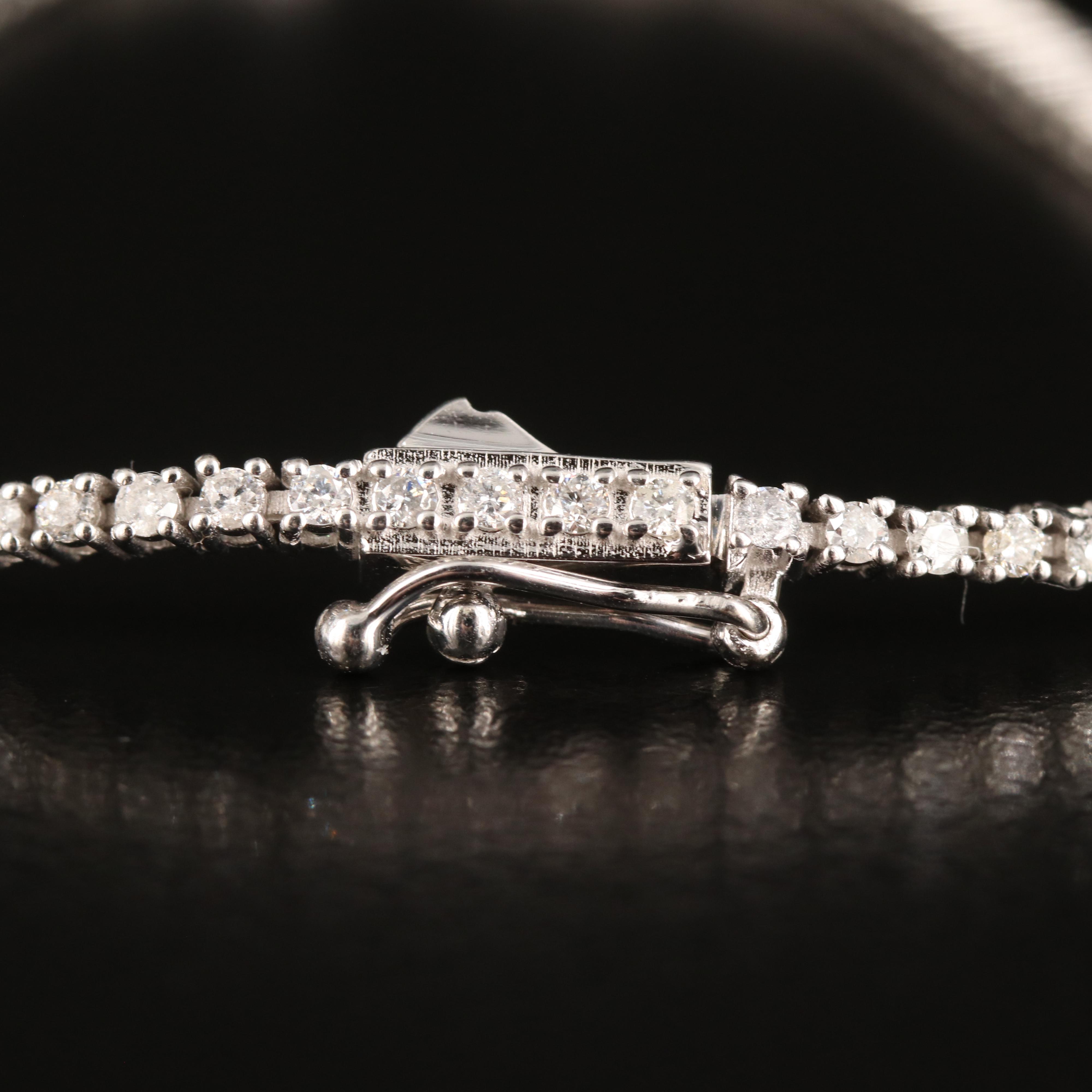 14K 1.10 CTW Diamond Line Bracelet