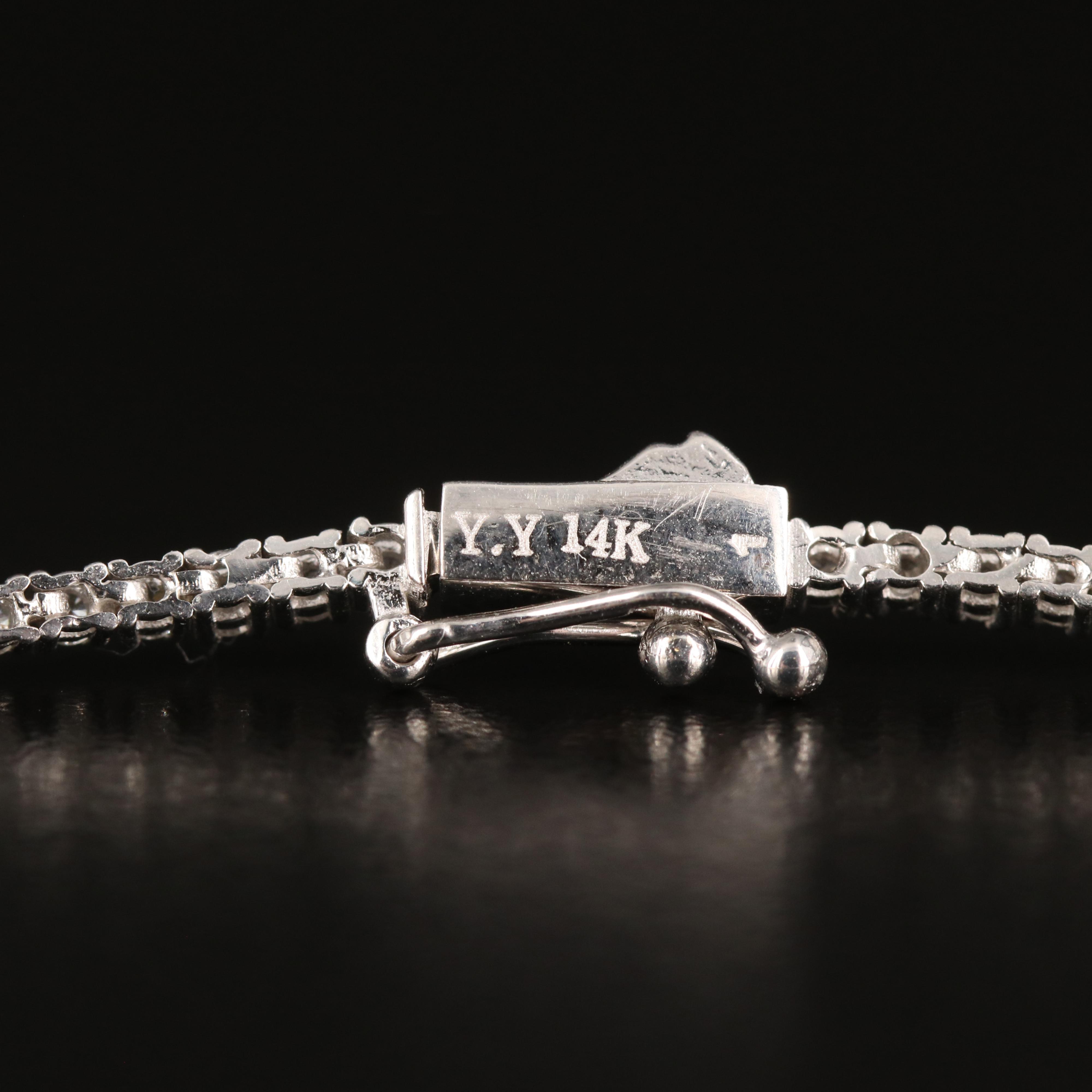 14K 1.10 CTW Diamond Line Bracelet