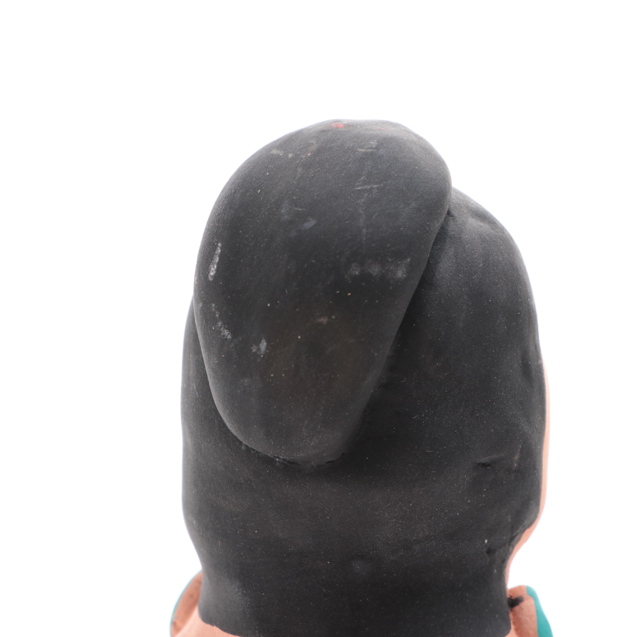 Artist Signed Ceramic Storyteller Figurines