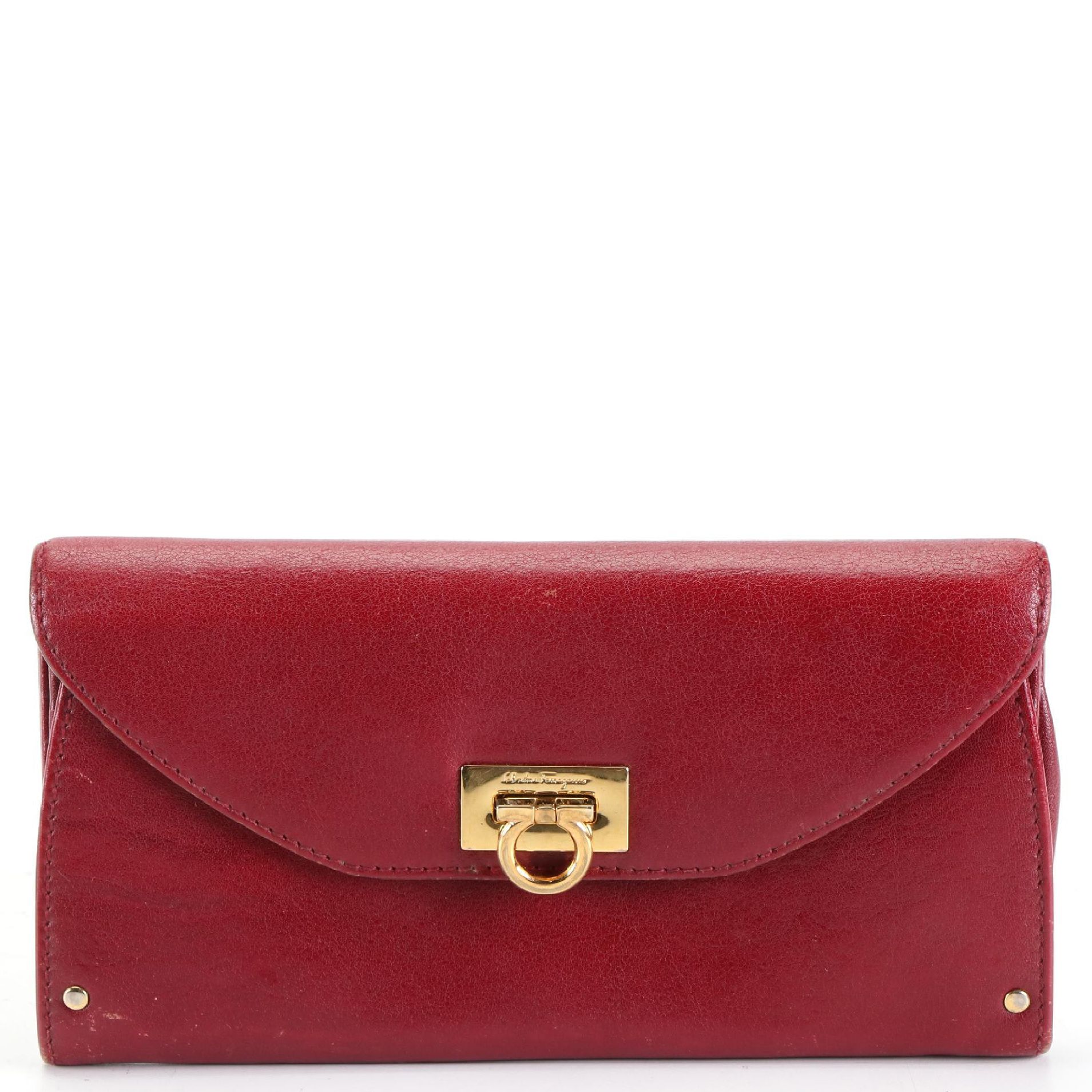 Salvatore Ferragamo Gancini Leather Wallet