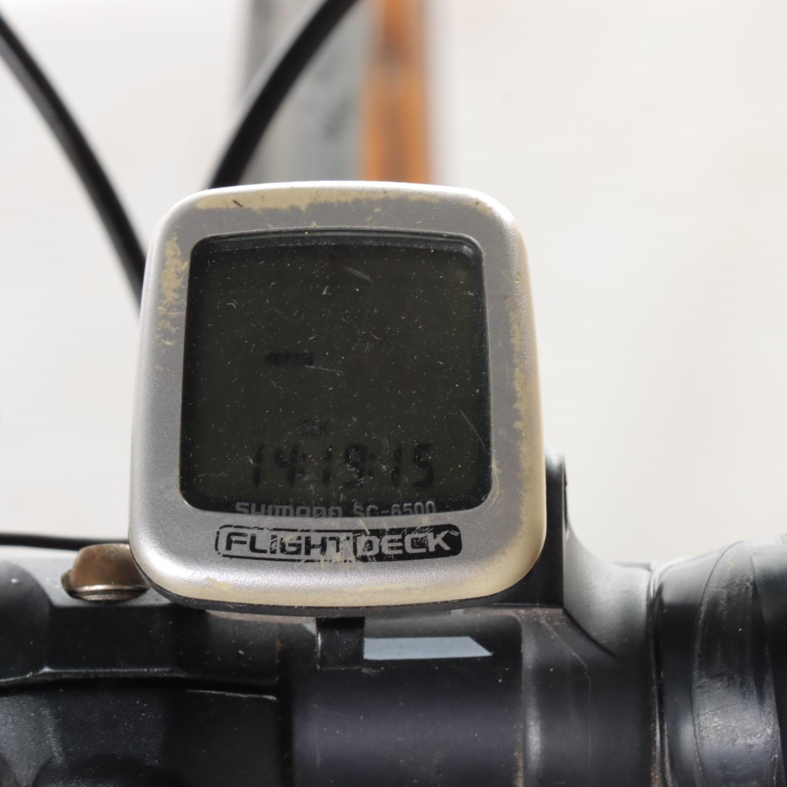 Cannondale R1000 Road Bike with Shimano SC-6500 Flight Deck Bike Computer