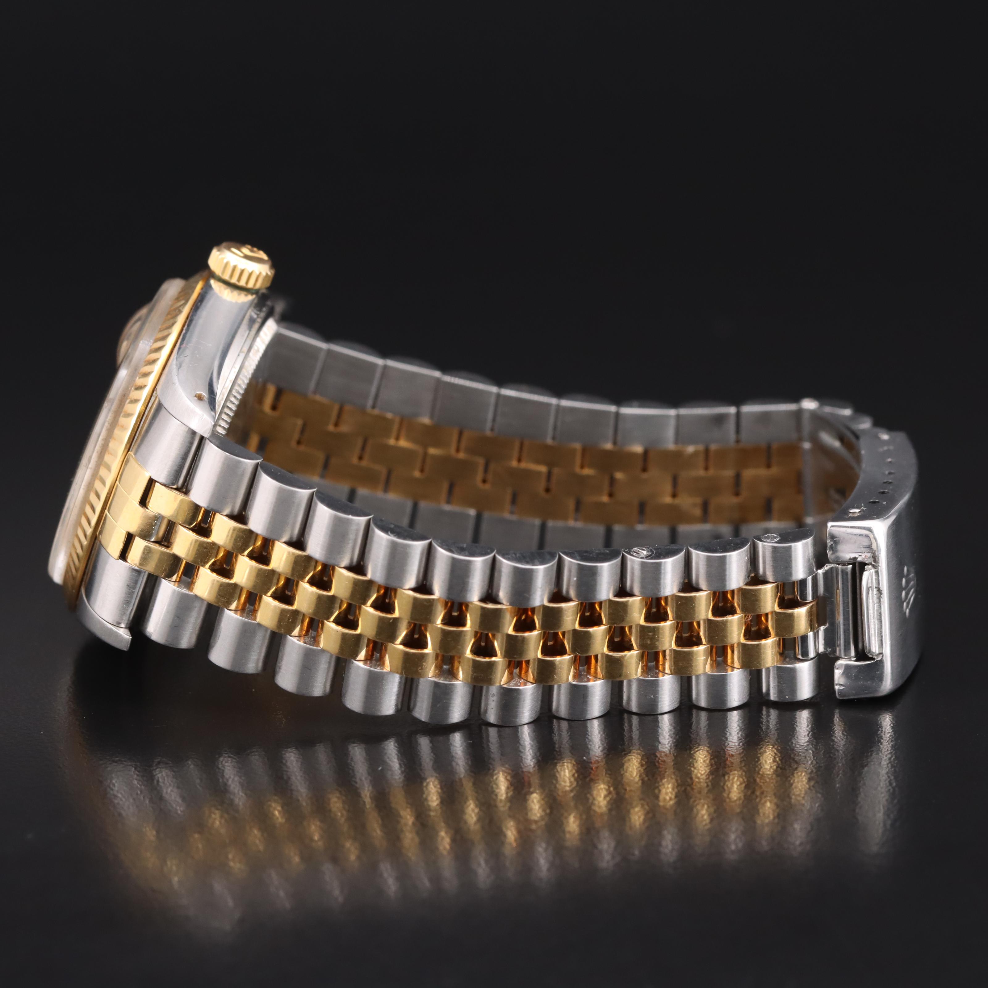 1986 Rolex Oyster Perpetual Datejust 18K and Stainless Steel Watch