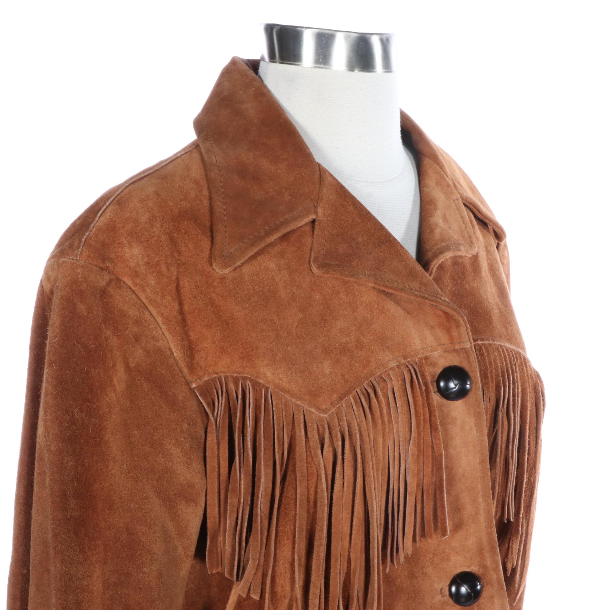 Ms. Pioneer by Pioneer Wear Suede Fringe Jacket